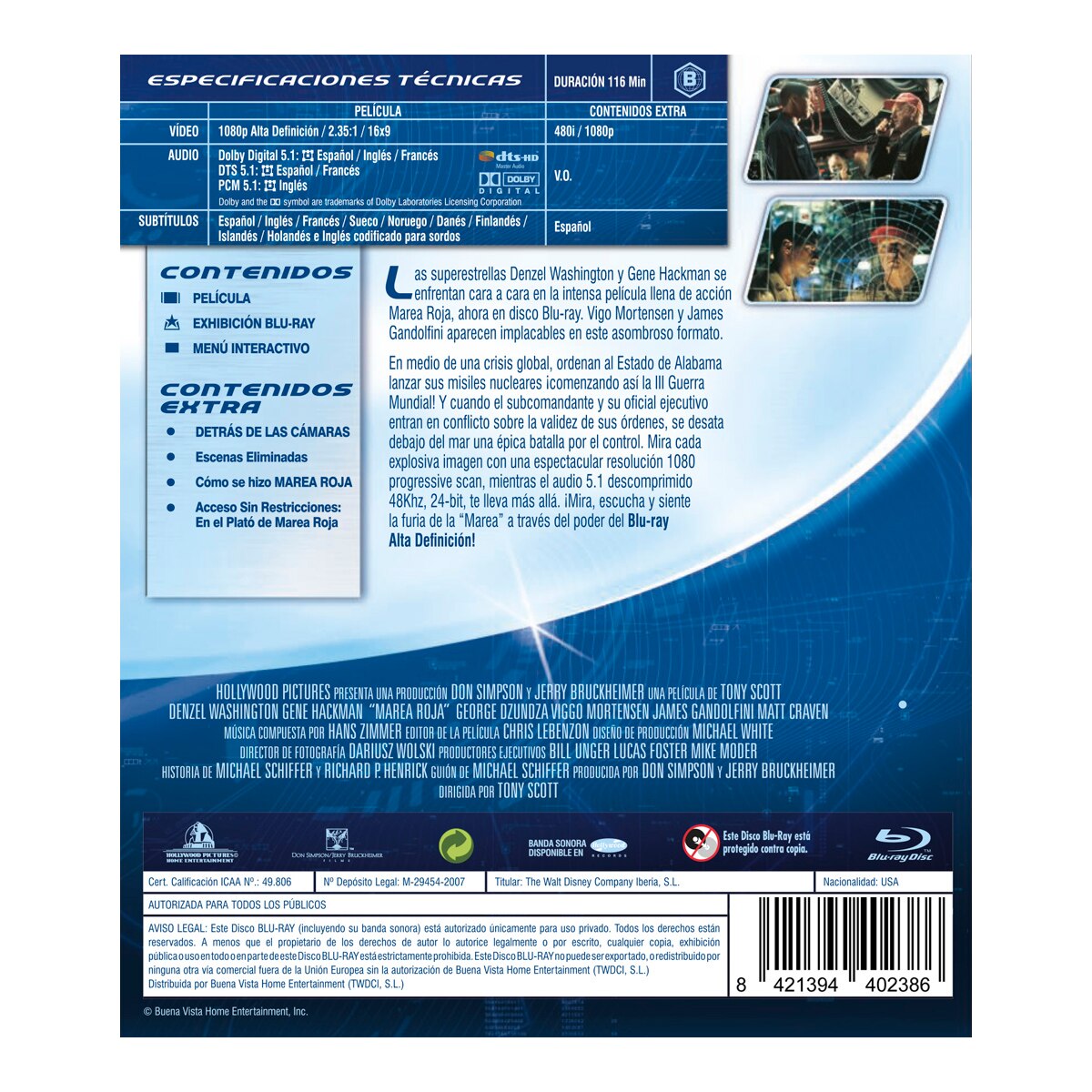 Marea Roja (Blu-Ray) 2