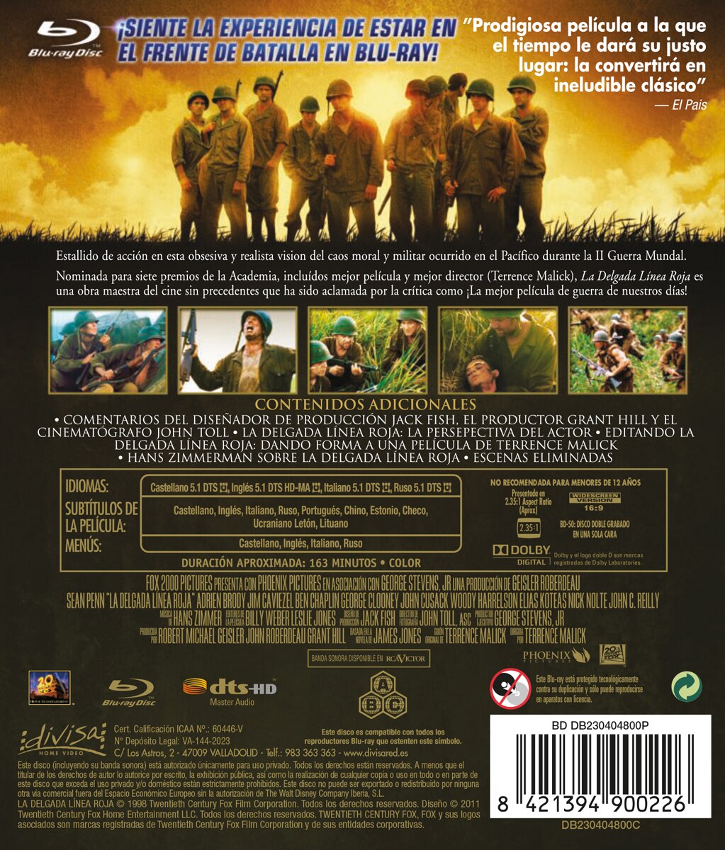 La delgada línea roja (Blu-Ray) 2