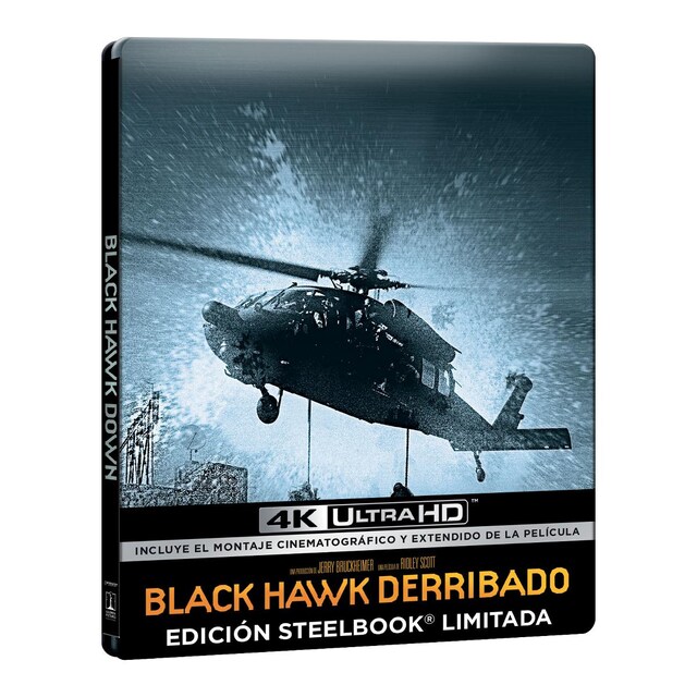 Imagen 0 de Black Hawk: Derribado (Edición Metálica) (4K Ultra HD + Blu-Ray + Blu-Ra Bonus)