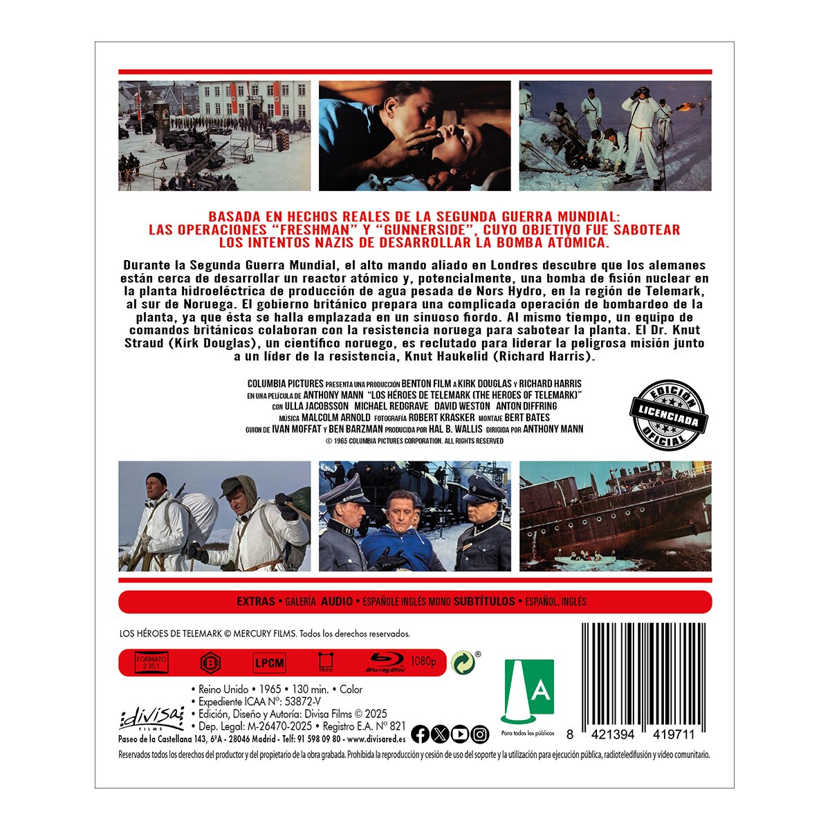 Los héroes de Telemark (Blu-Ray) 2