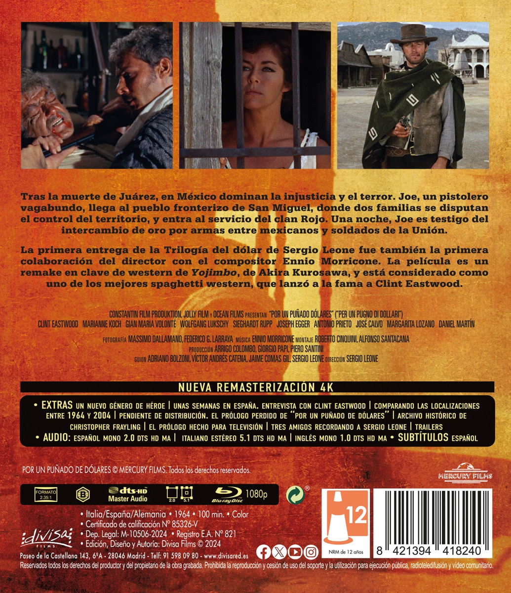 Por un puñado de dólares (Blu-Ray) 2