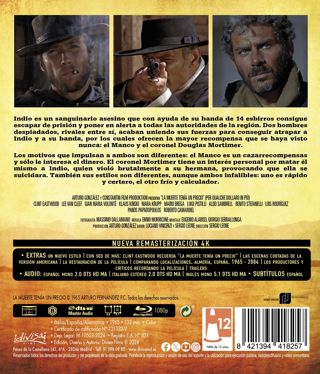 La muerte tenía un precio (Blu-Ray) 2