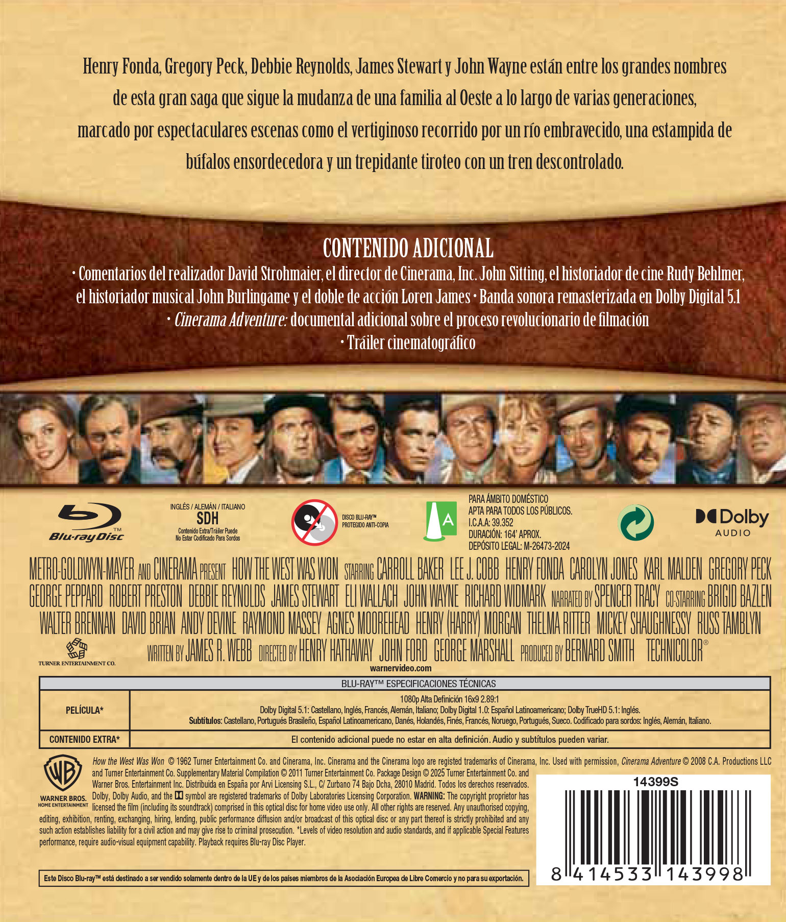 La conquista del oeste (Blu-Ray) 2