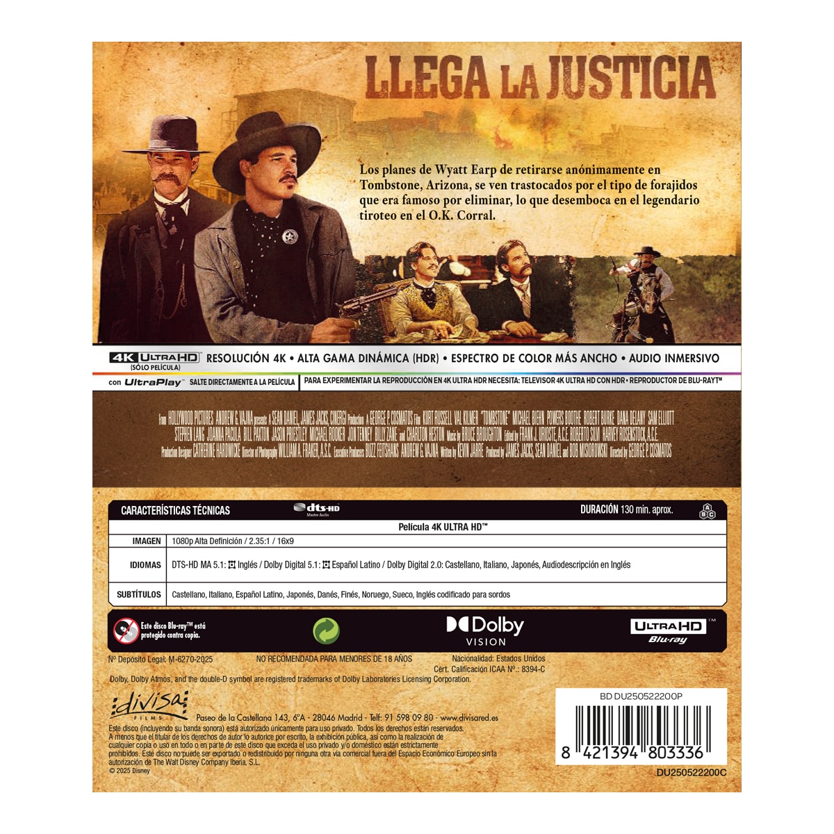 Tombstone (4K Ultra HD) 2