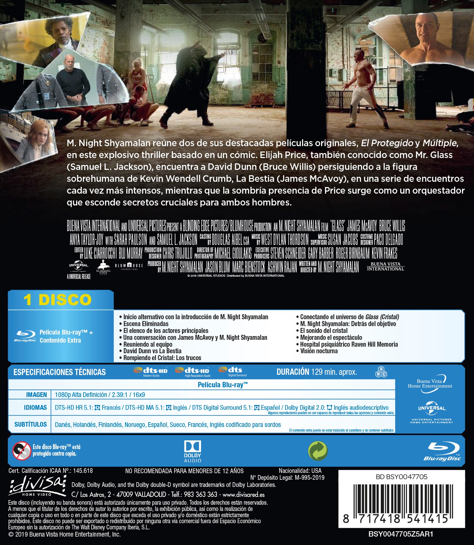 Glass (Blu-Ray) 2