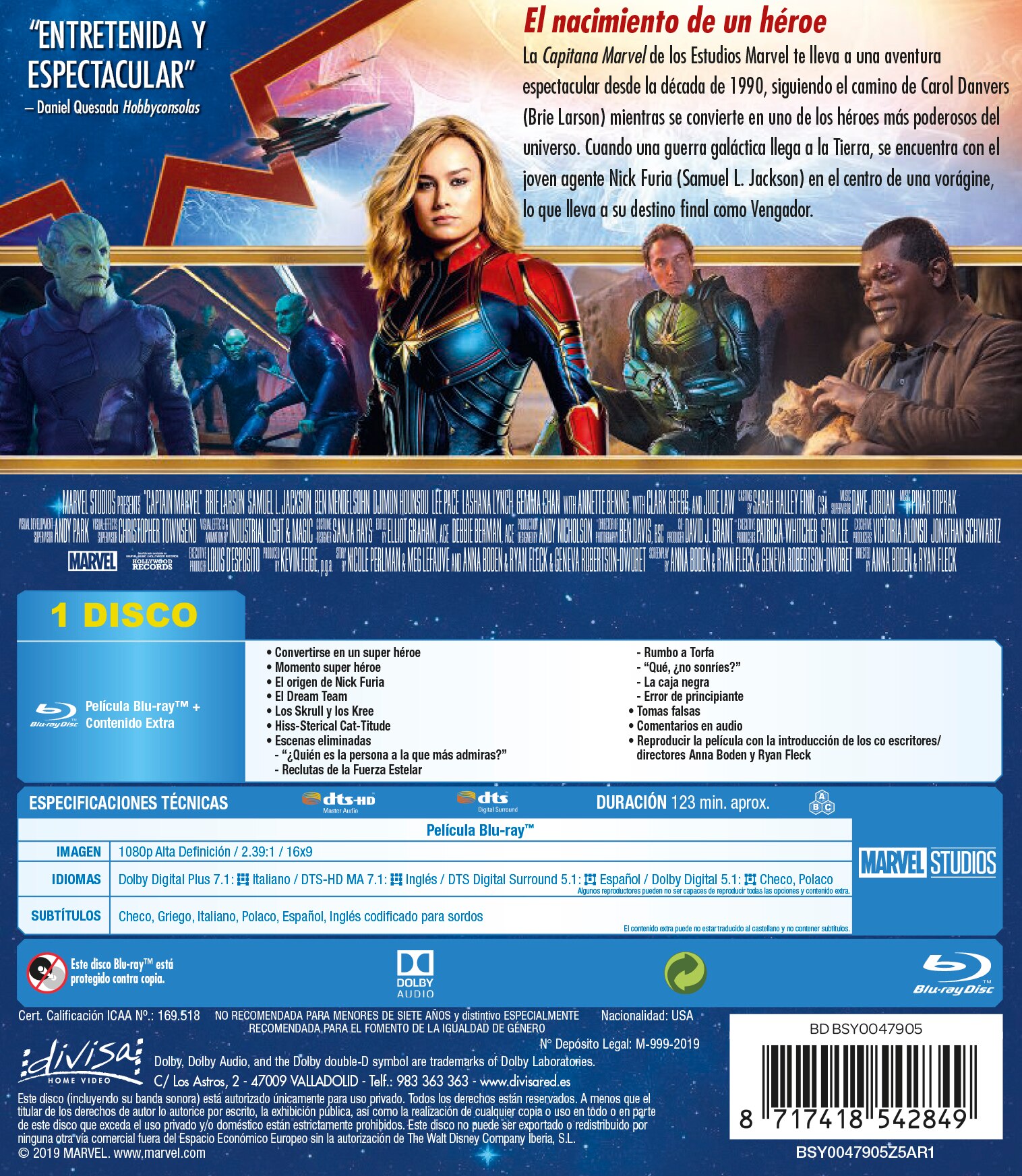 Capitana Marvel (Blu-Ray) 2