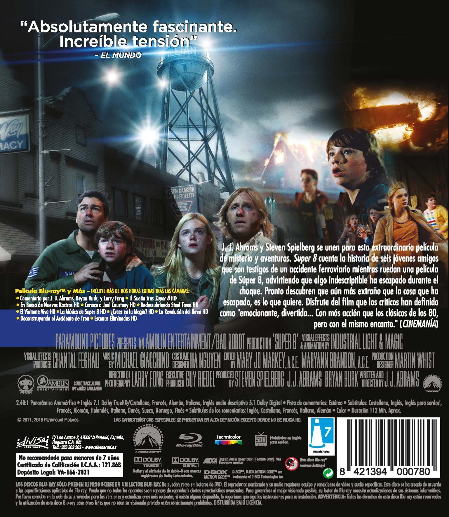 Super 8 (Blu-Ray) · DIVISA RED S. A. · El Corte Inglés