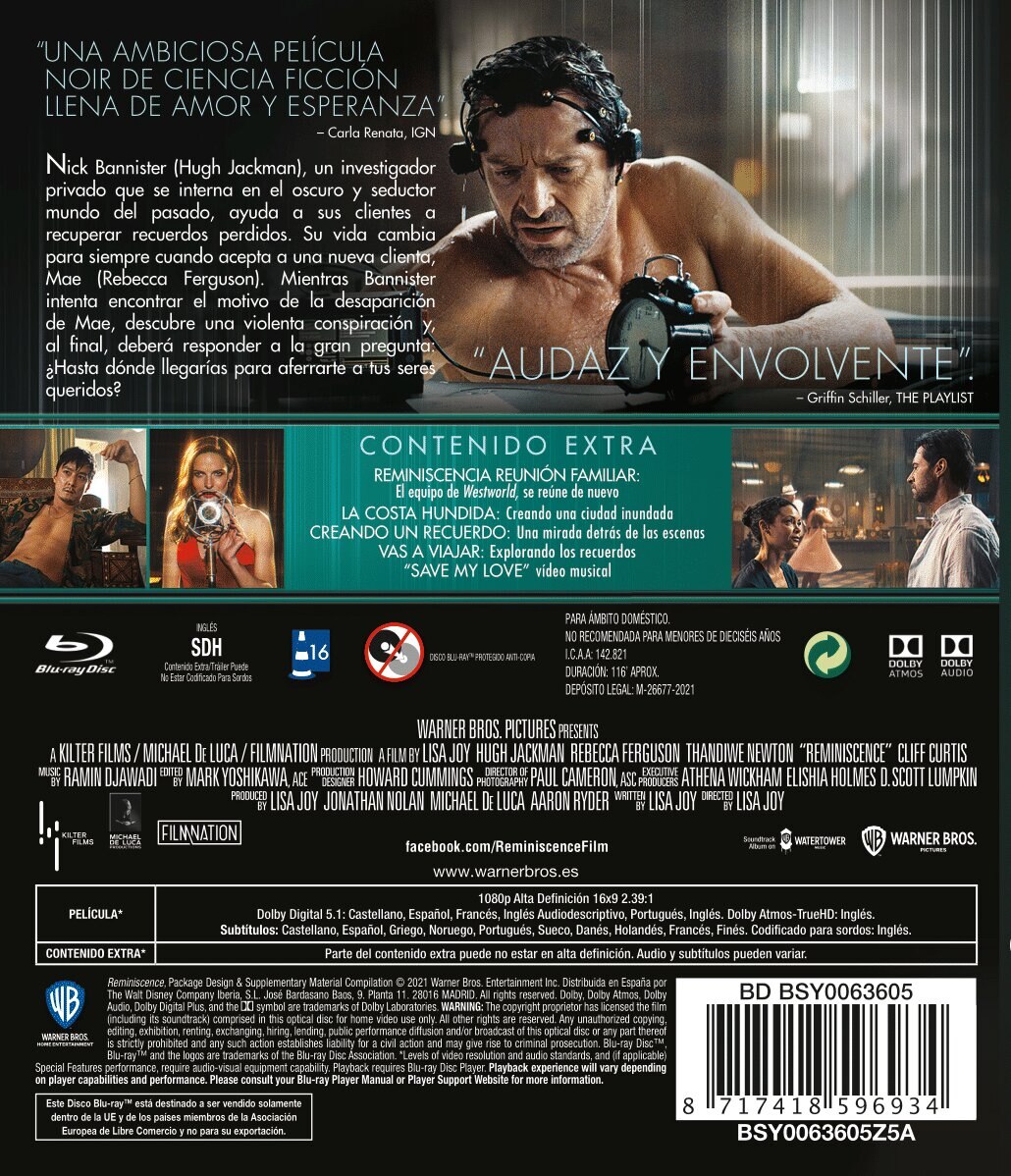 Reminiscencia (Blu-Ray) 3