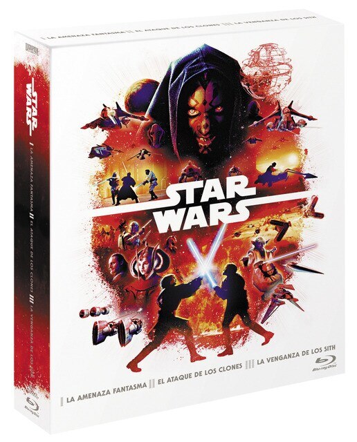 Imagen 0 de Trilogía Star Wars, Episodios 1-3 (Blu-Ray)
