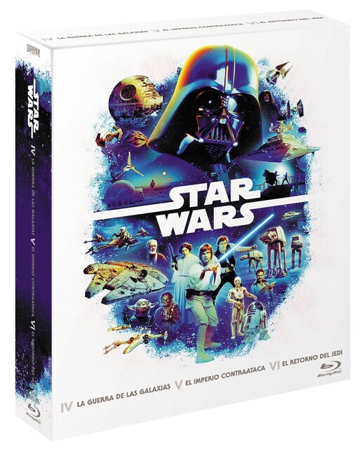 Trilogía Star Wars, Episodios 4-6 (Blu-Ray)