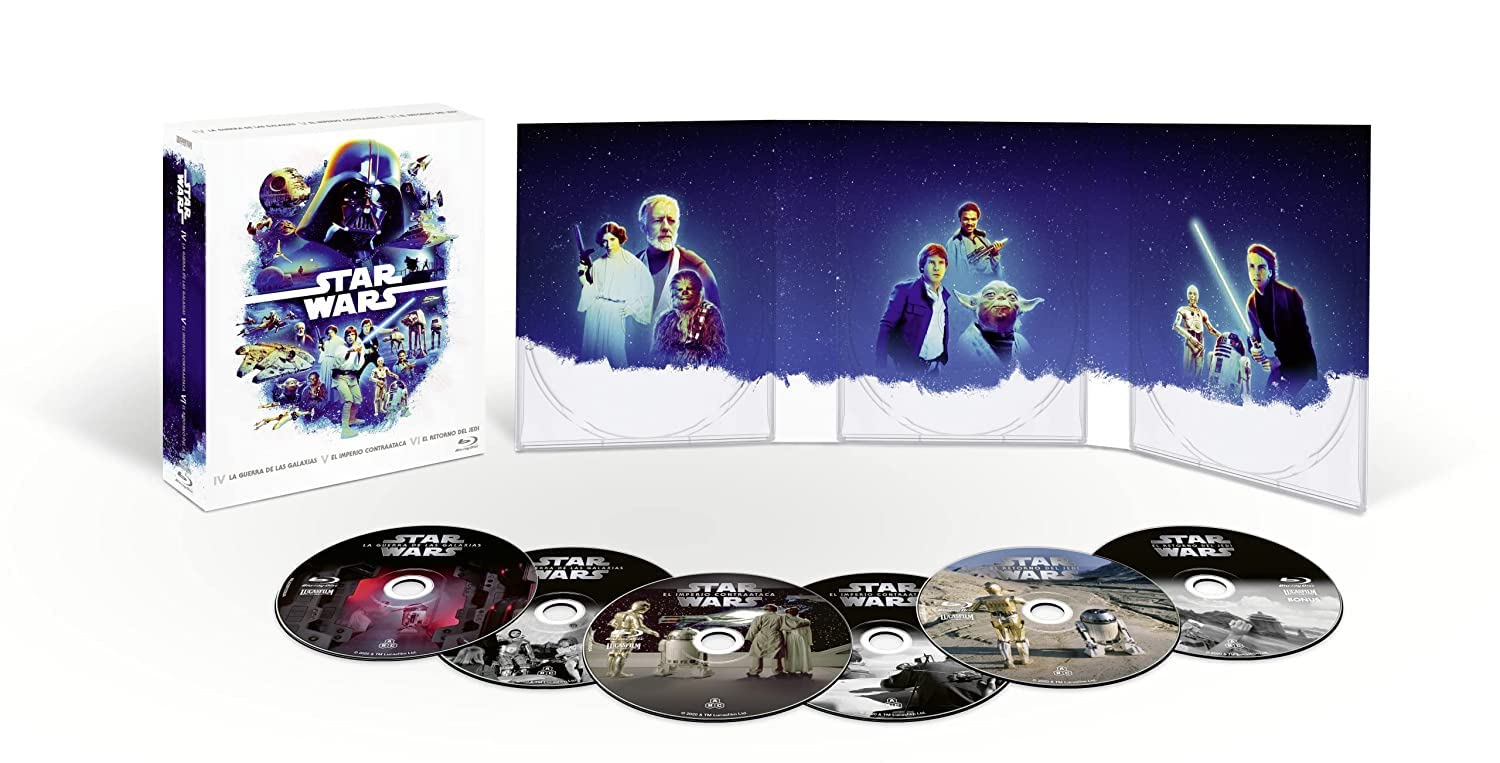 Trilogía Star Wars, Episodios 4-6 (Blu-Ray) 2