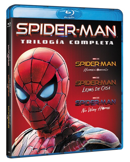 Imagen 0 de Pack Spider-Man (Tom Holland) 1-3 (Blu-Ray)