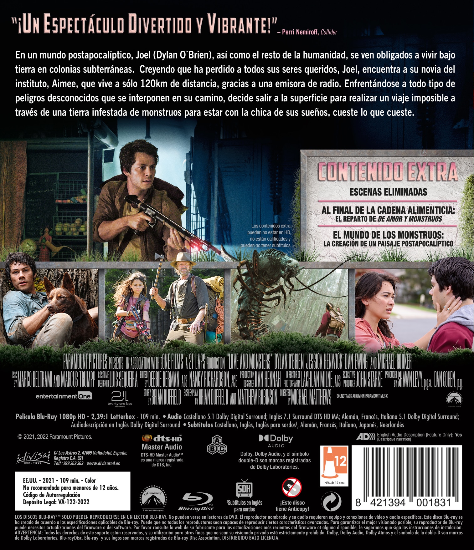 De Amor y Monstruos (Blu-Ray) 2