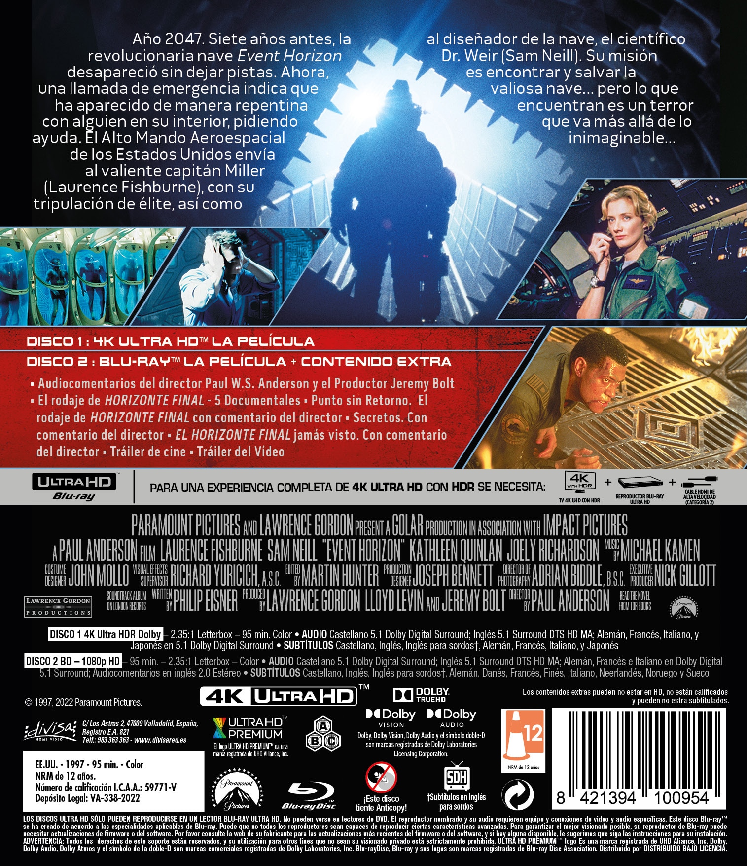Horizonte final (4K Ultra HD + Blu-Ray) 2