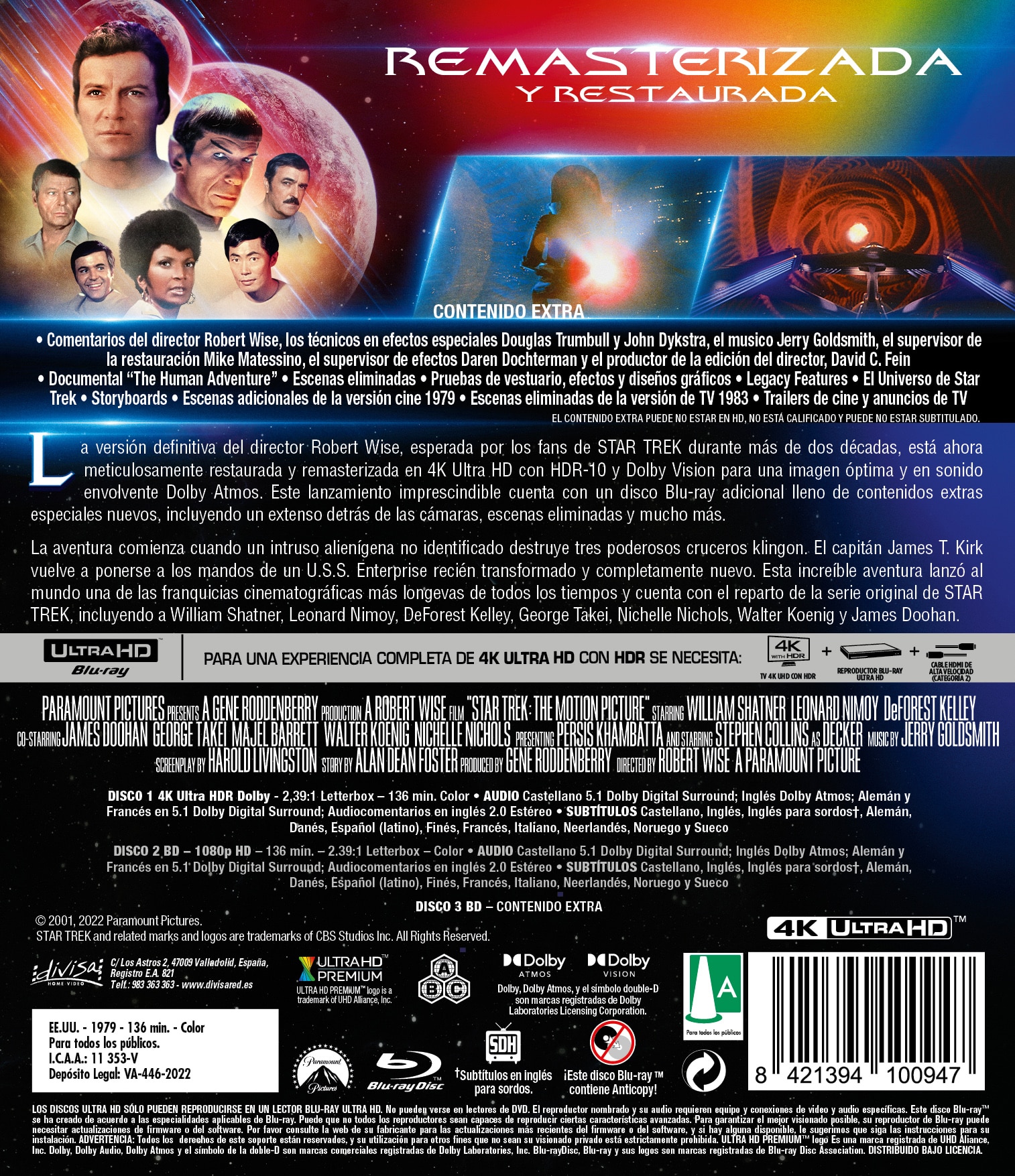 Star Trek: La pelicula (Director's edition) (4K Ultra HD + Blu-Ray) 2