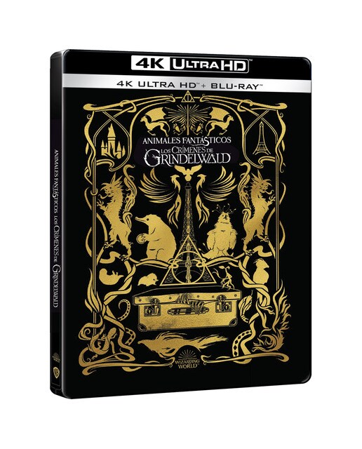 Imagen 0 de Animales fantásticos 2: Los crímenes de Grindelwald (Edición metálica) (4K Ultra HD + Blu-Ray)