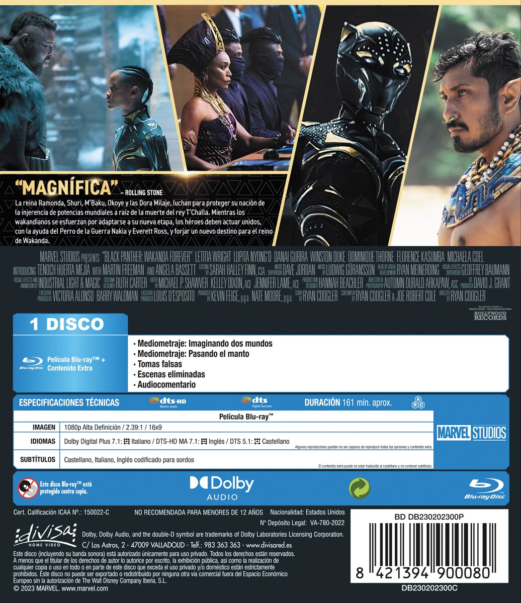 Black Panther: Wakanda Forever (Blu-Ray) 2