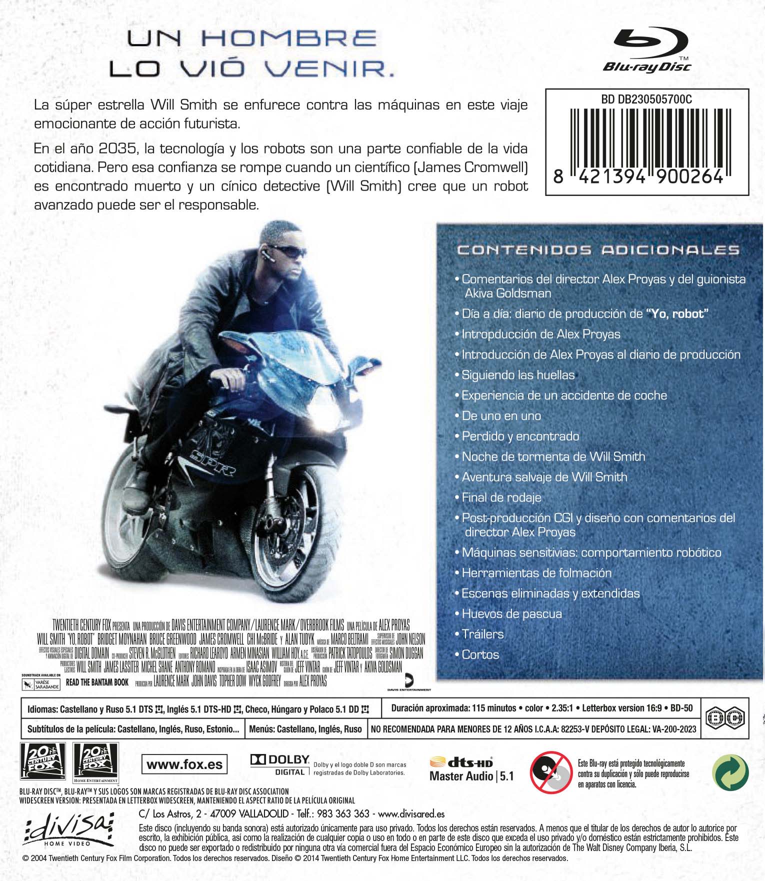 Yo, robot (Blu-Ray) 2