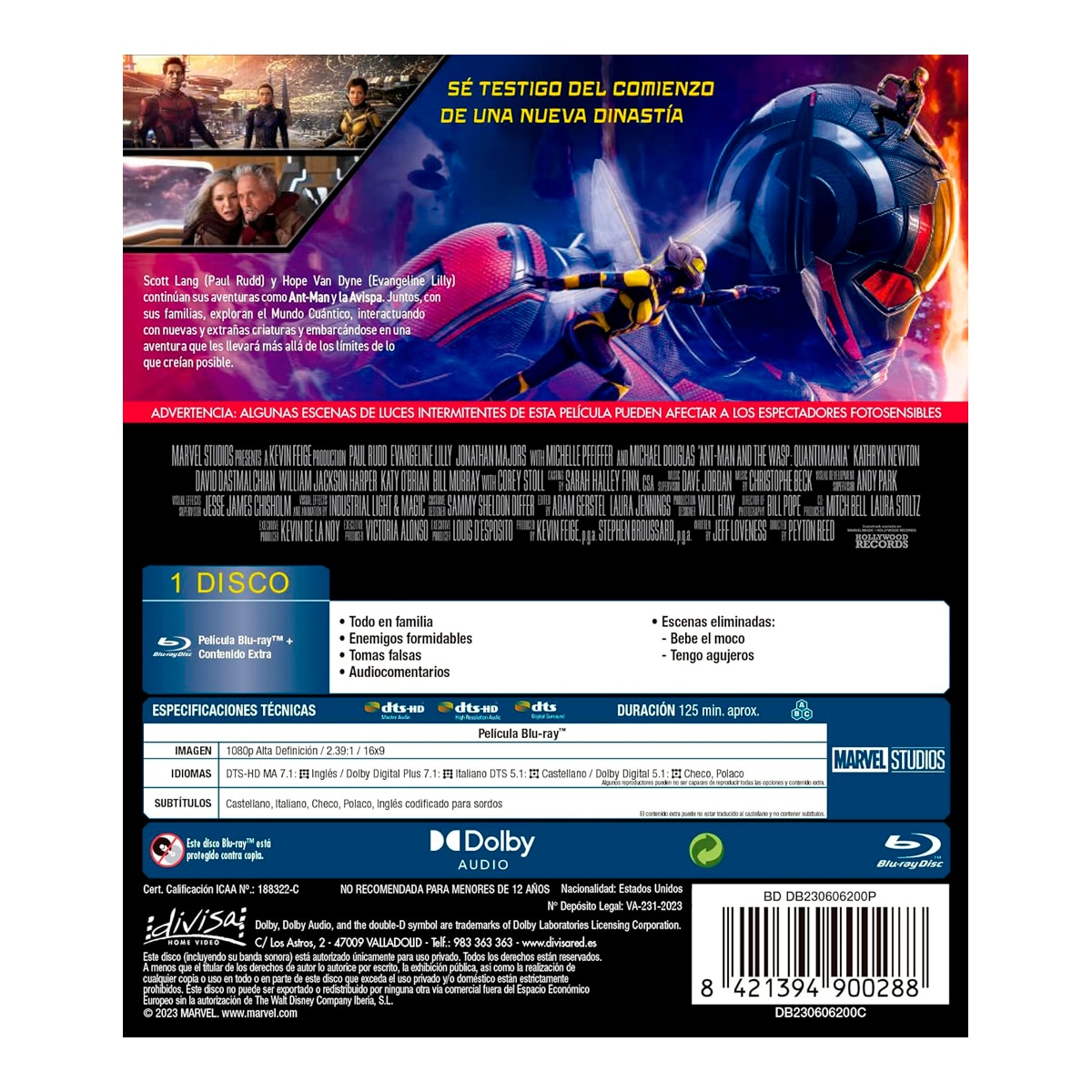 Ant-Man y La Avispa: Quantumanía (Blu-Ray) 2