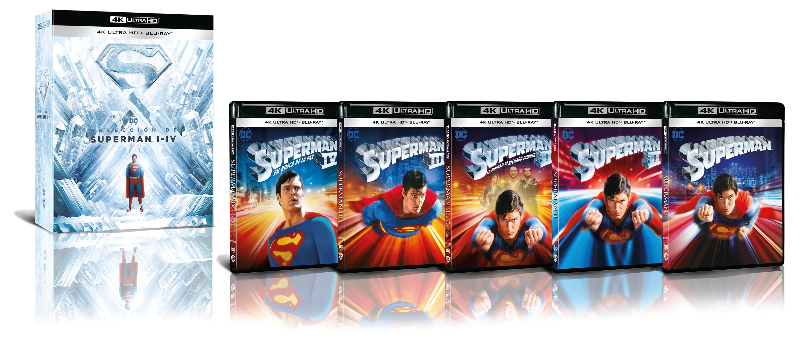 Imagen 3 de Superman I-IV (4K Ultra HD + Blu-Ray)
