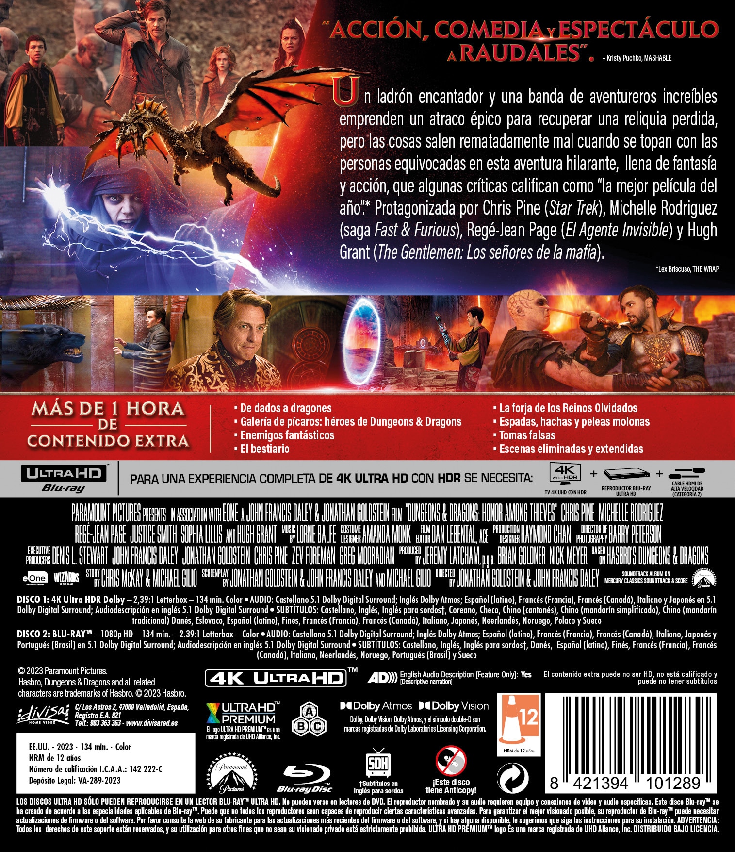 Dungeons & Dragons: Honor entre ladrones (4K Ultra HD + Blu-Ray) 2
