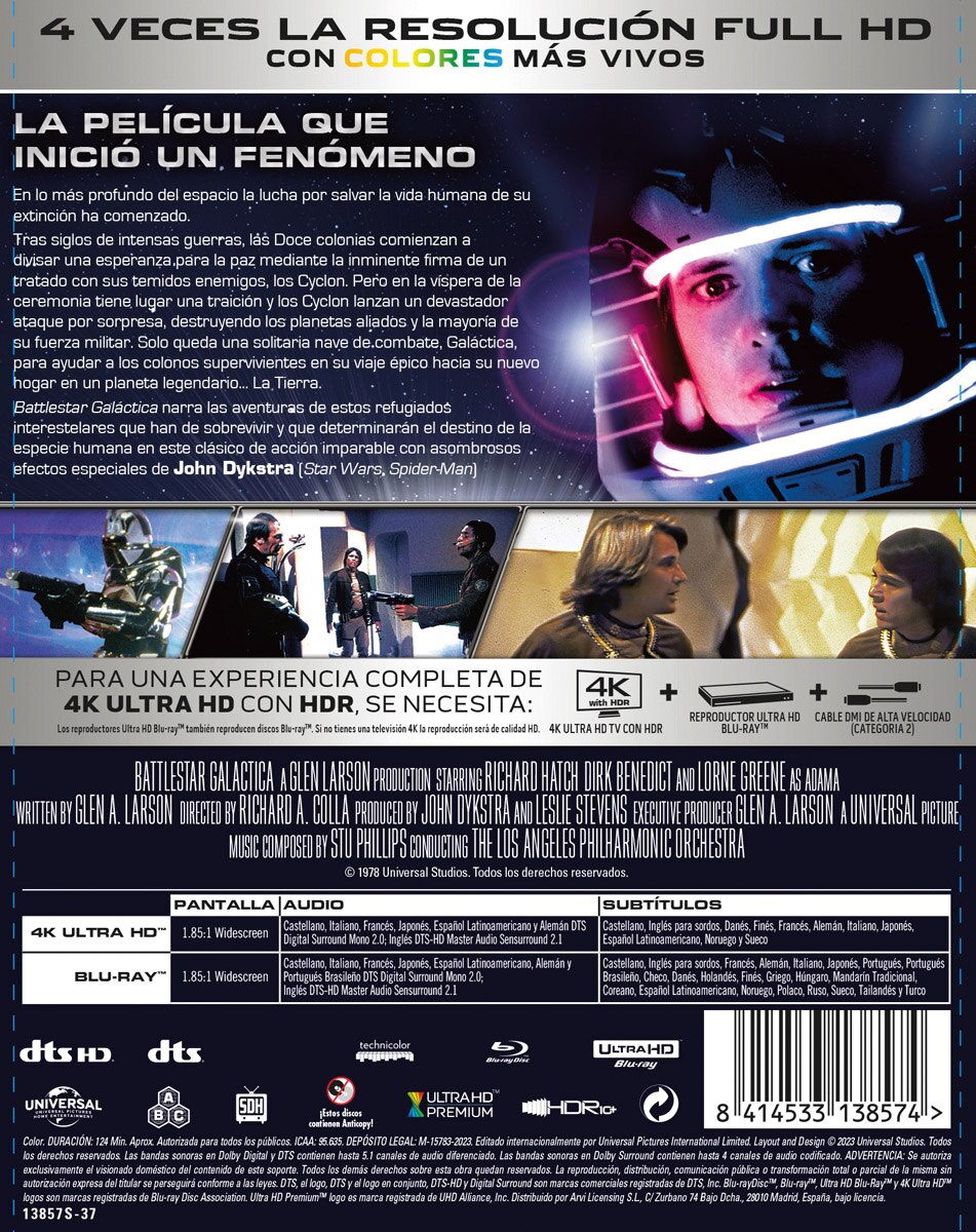 Battlestar Galactica (Edición Metálica) (4K Ultra HD + Blu-Ray) 2