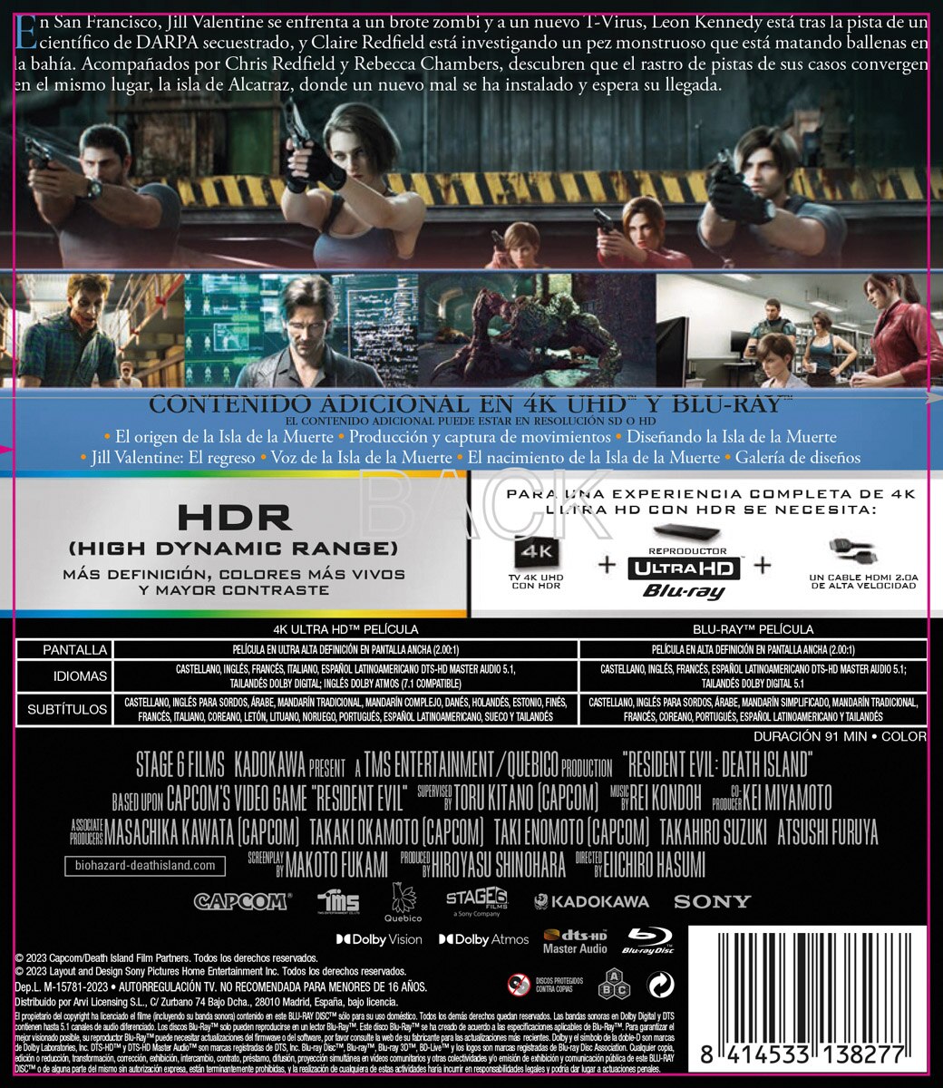 Resident Evil: Death Island (4K Ultra HD + Blu-Ray) 2