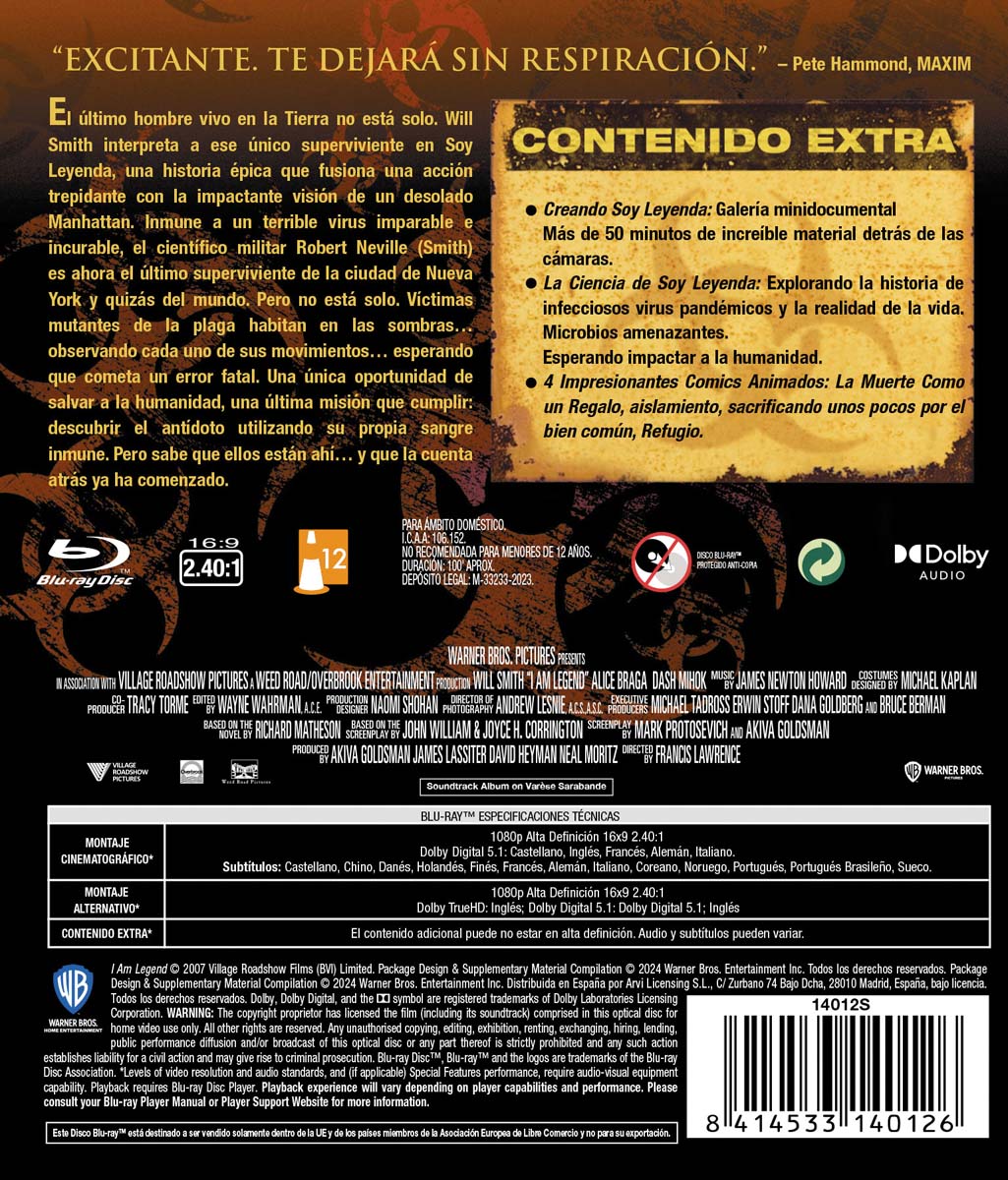 Soy leyenda (Blu-Ray) 2
