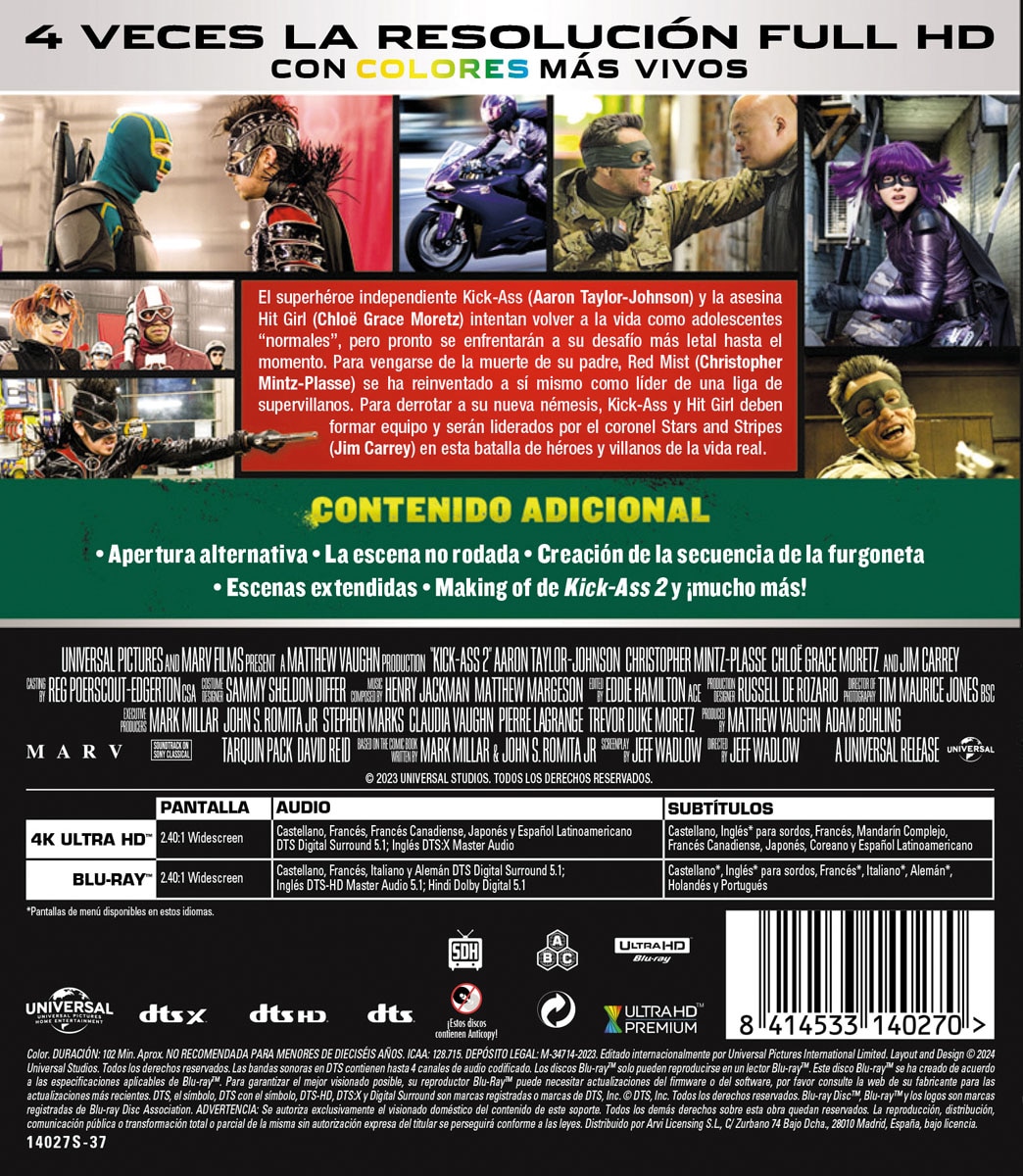 Kick-Ass 2 (4K Ultra HD + Blu-Ray) 2