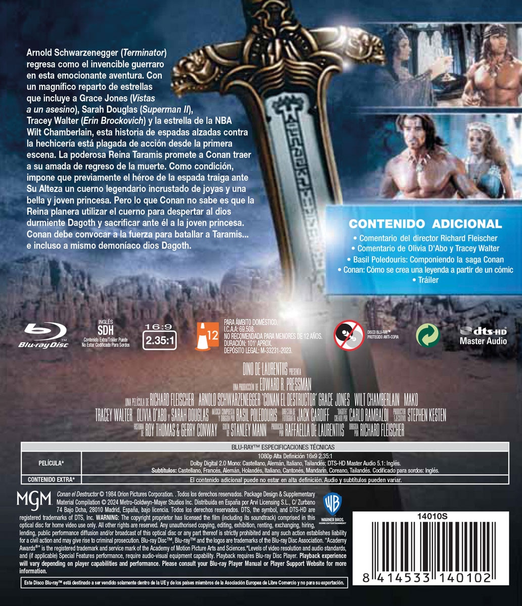 Conan el destructor (Blu-Ray) 2