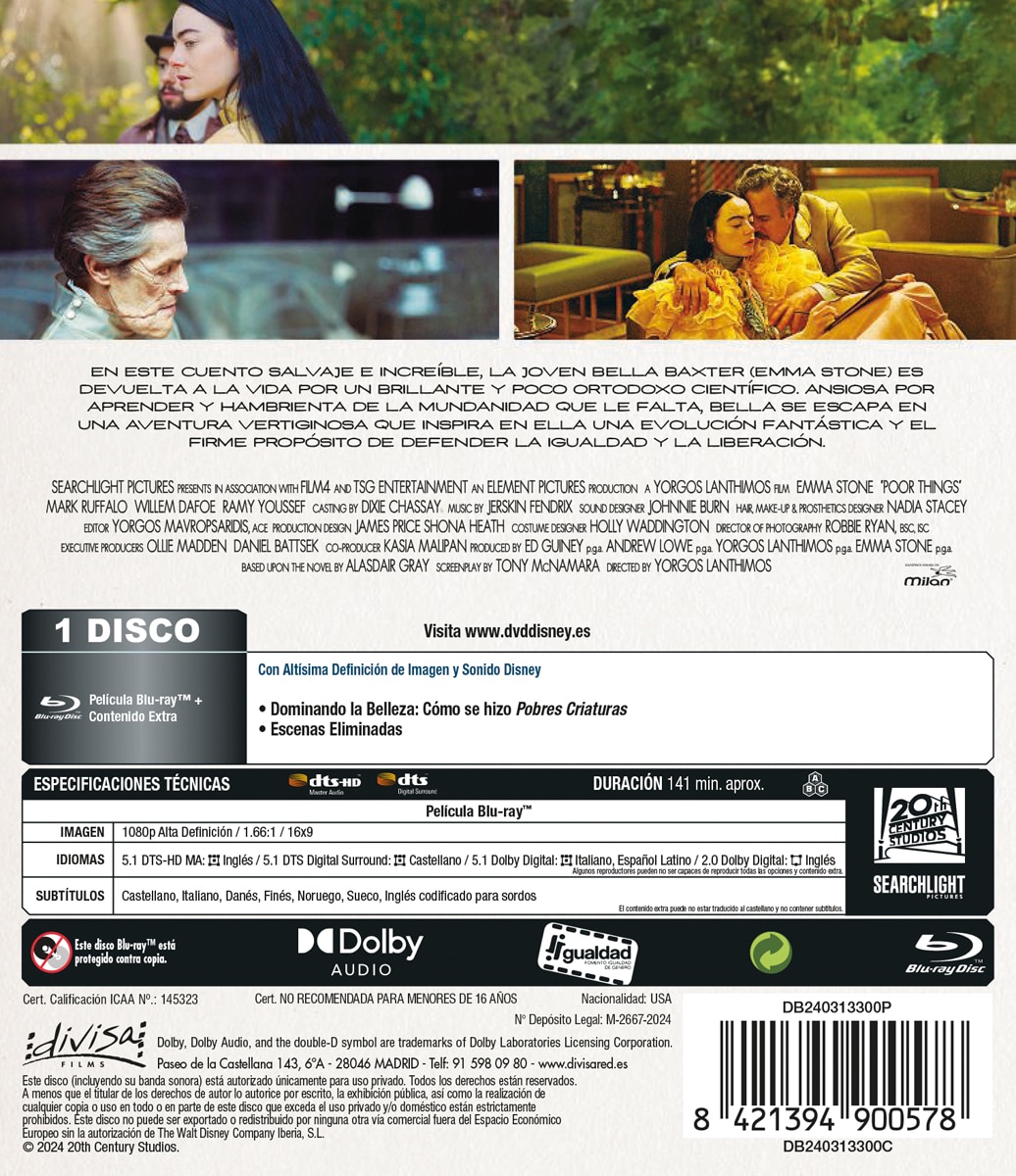 Pobres criaturas (Blu-Ray) 2
