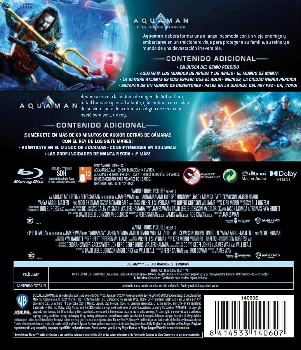 Aquaman 1-2 (Blu-Ray) 2