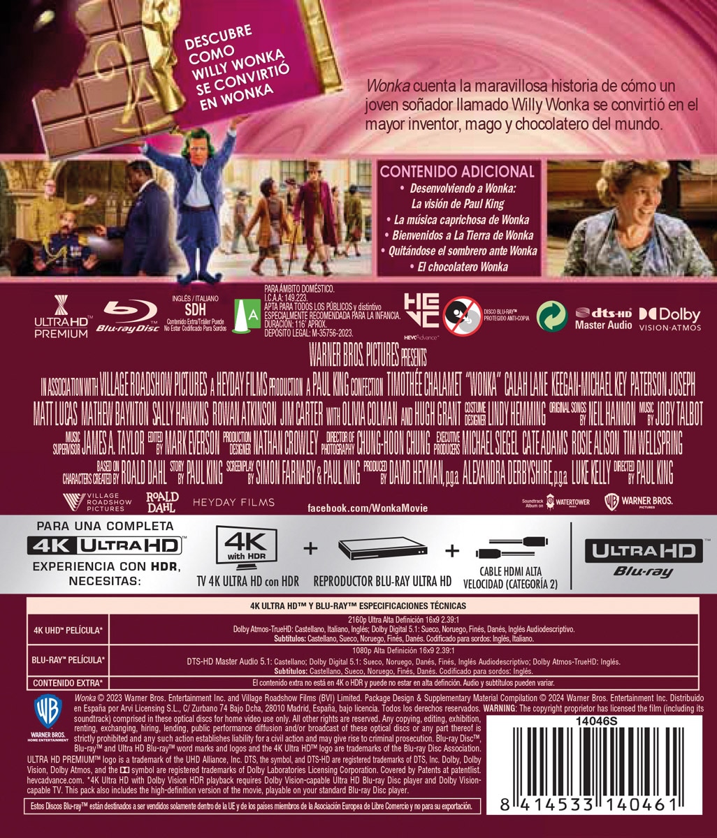 Wonka (4H Ultra HD + Blu-Ray) 2