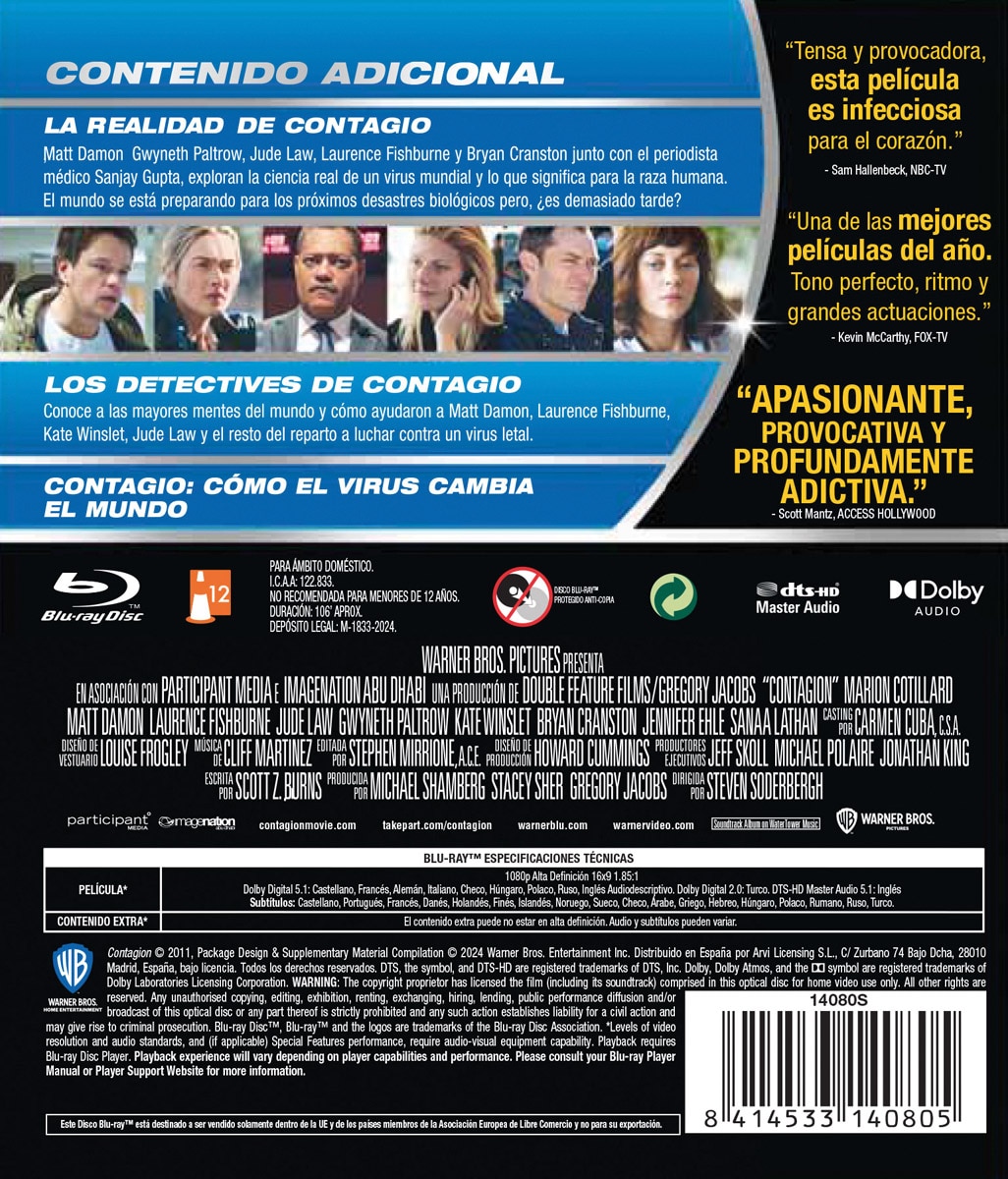 Contagio (Blu-Ray) 2