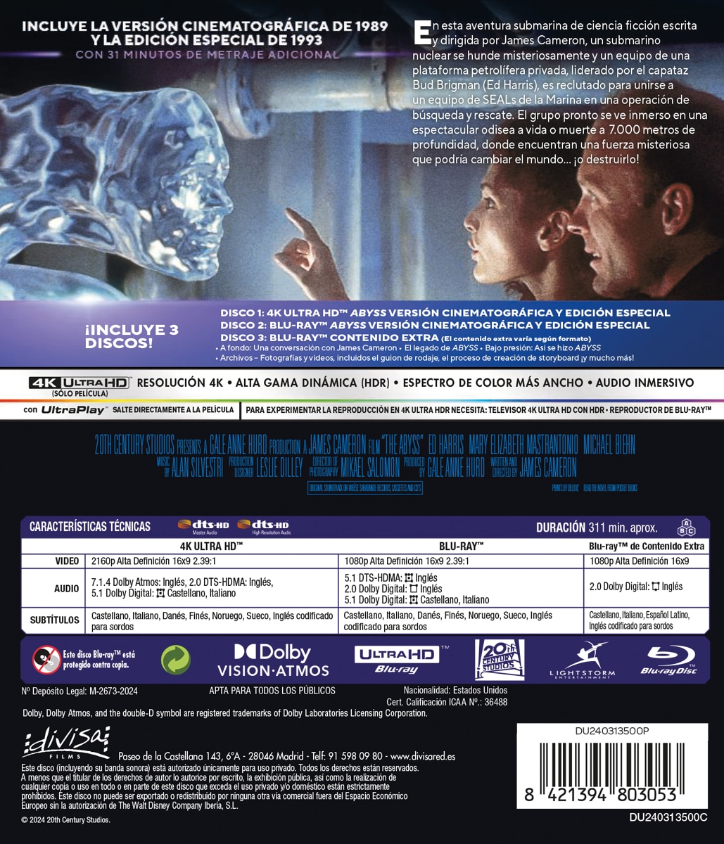 Abyss (4K Ultra HD + Blu-Ray) 2
