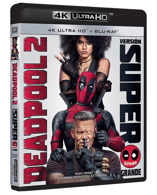 Deadpool 2 (Versión super grande) (4K Ultra HD + Blu-Ray).