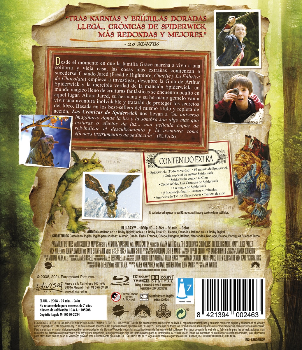 Las crónicas de Spiderwick (Blu-Ray) 2