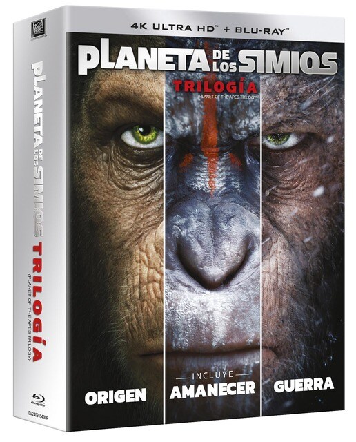 Planeta de los simios (Trilogía) (4K Ultra HD + Blu-Ray).