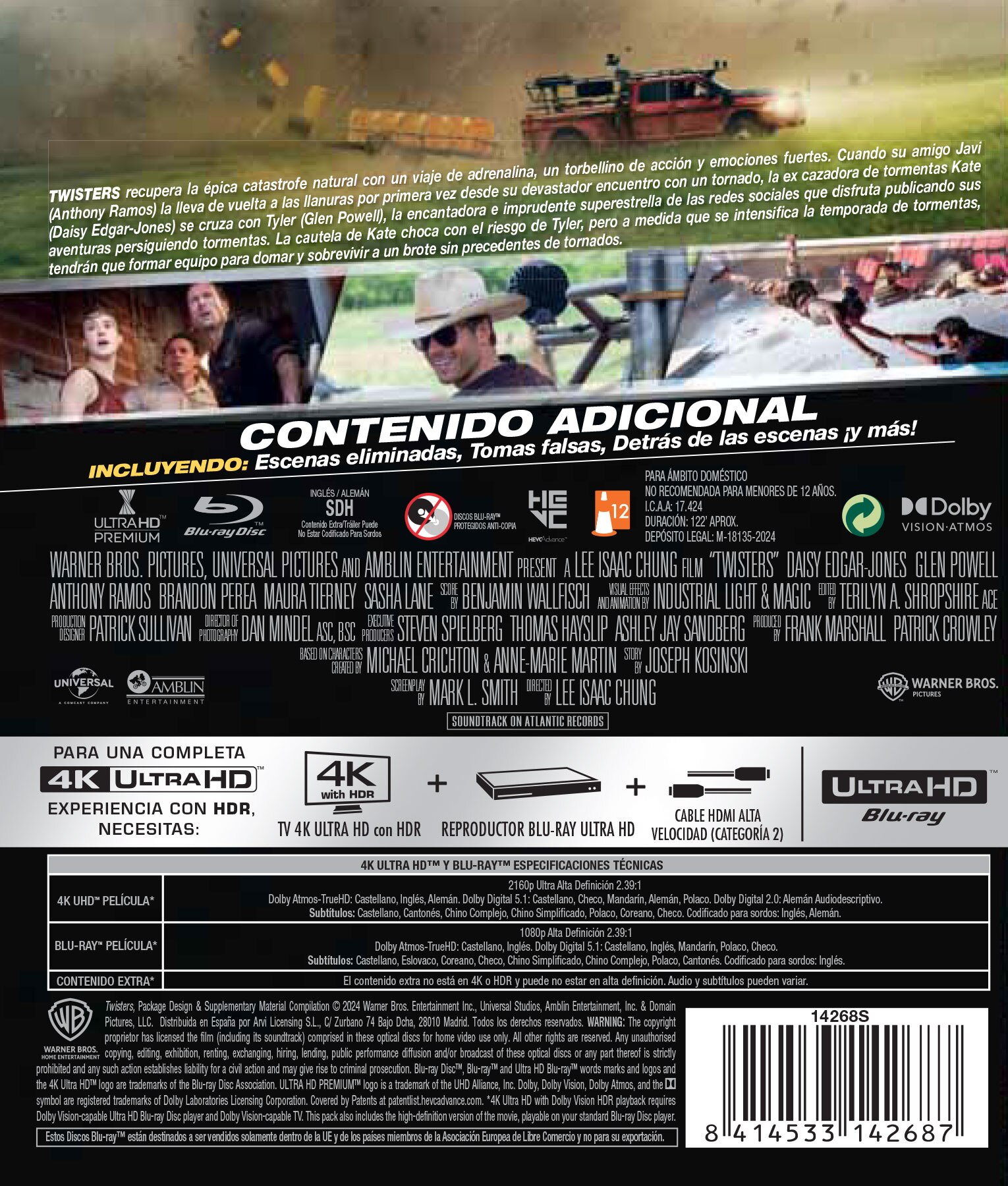 Twisters (2024) (4K Ultra HD + Blu-Ray) 2