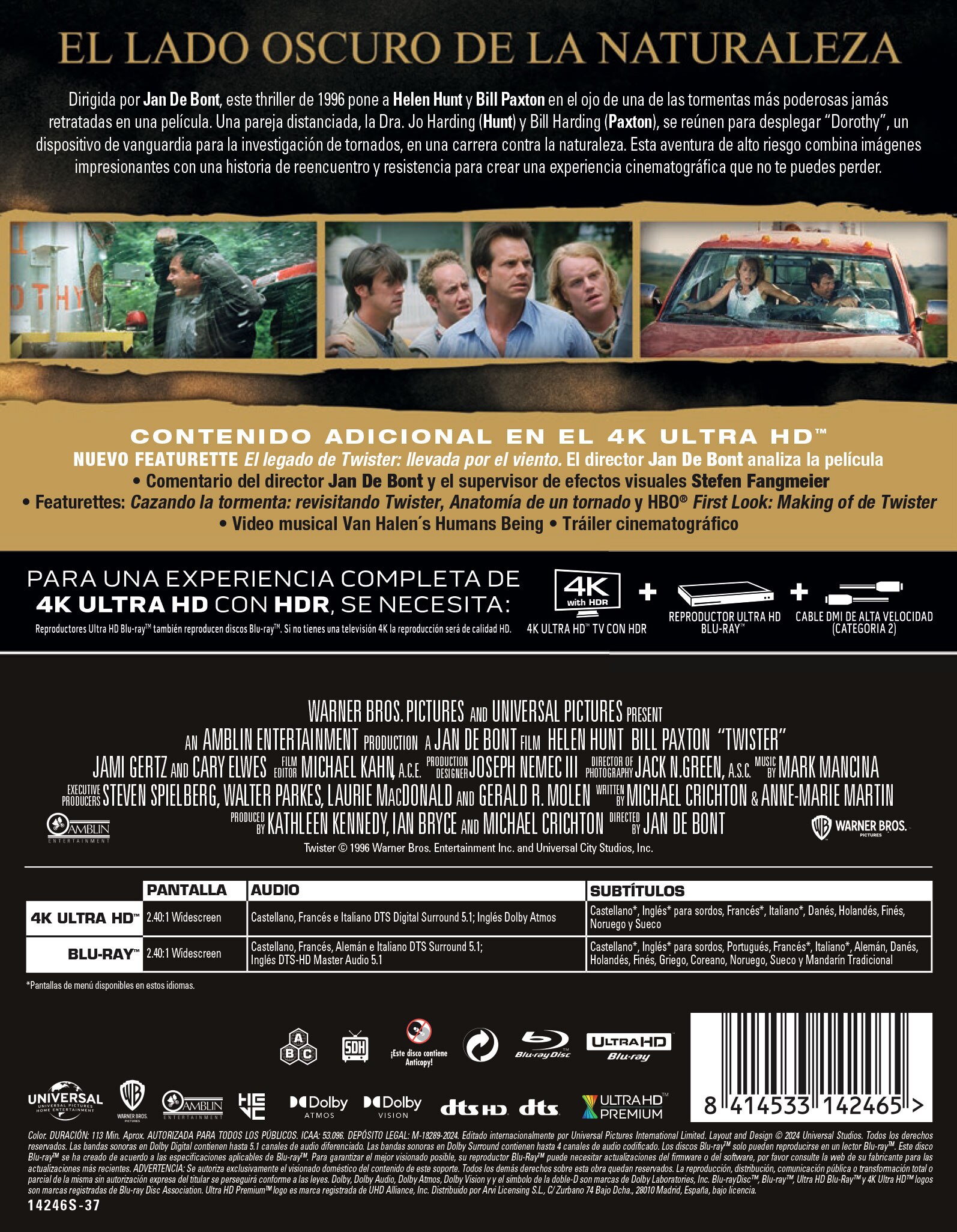 Twister (Edición especial metálica) (4K Ultra HD + Blu-Ray) 3