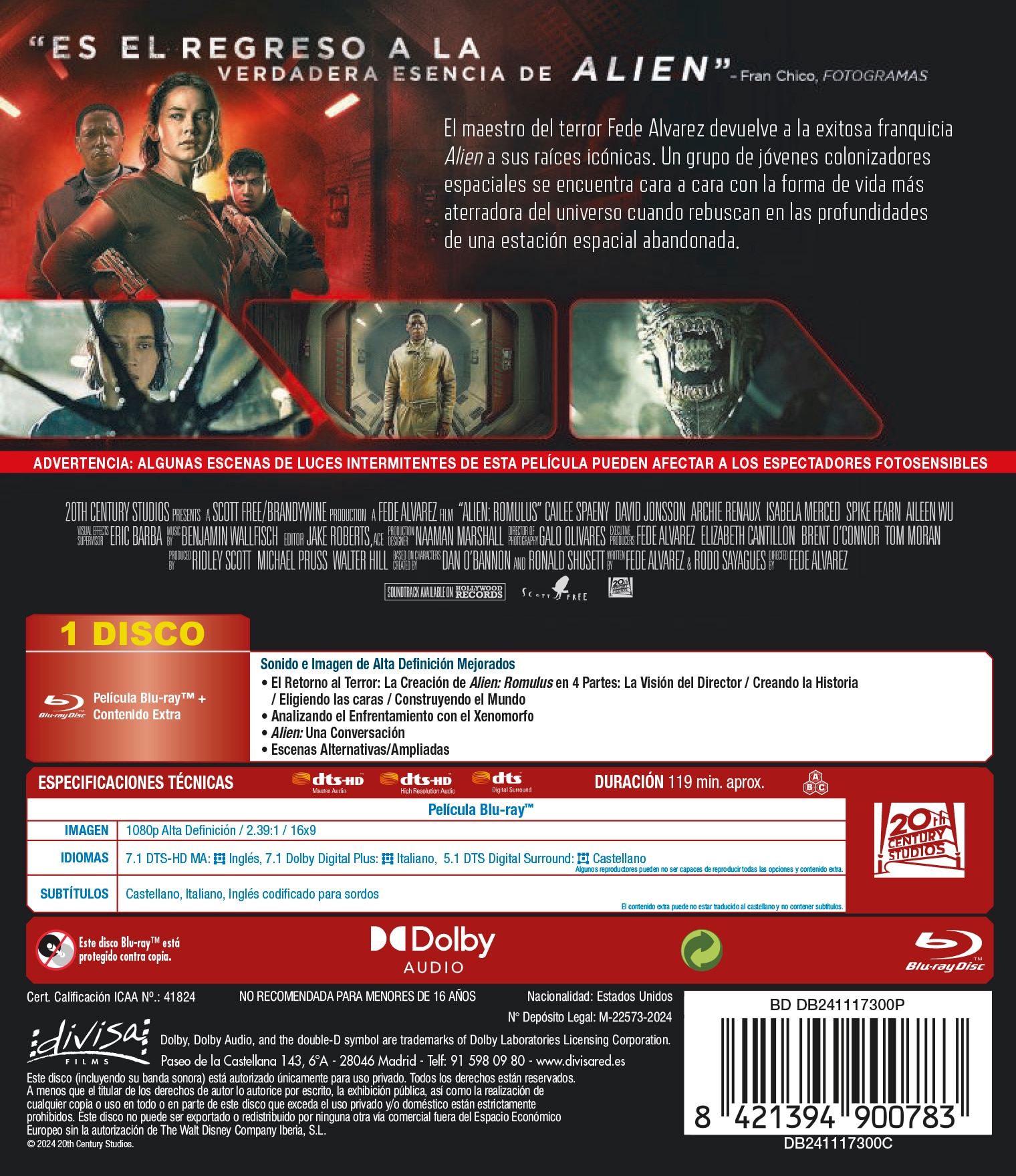 Alien: Romulus (Blu-Ray) 2