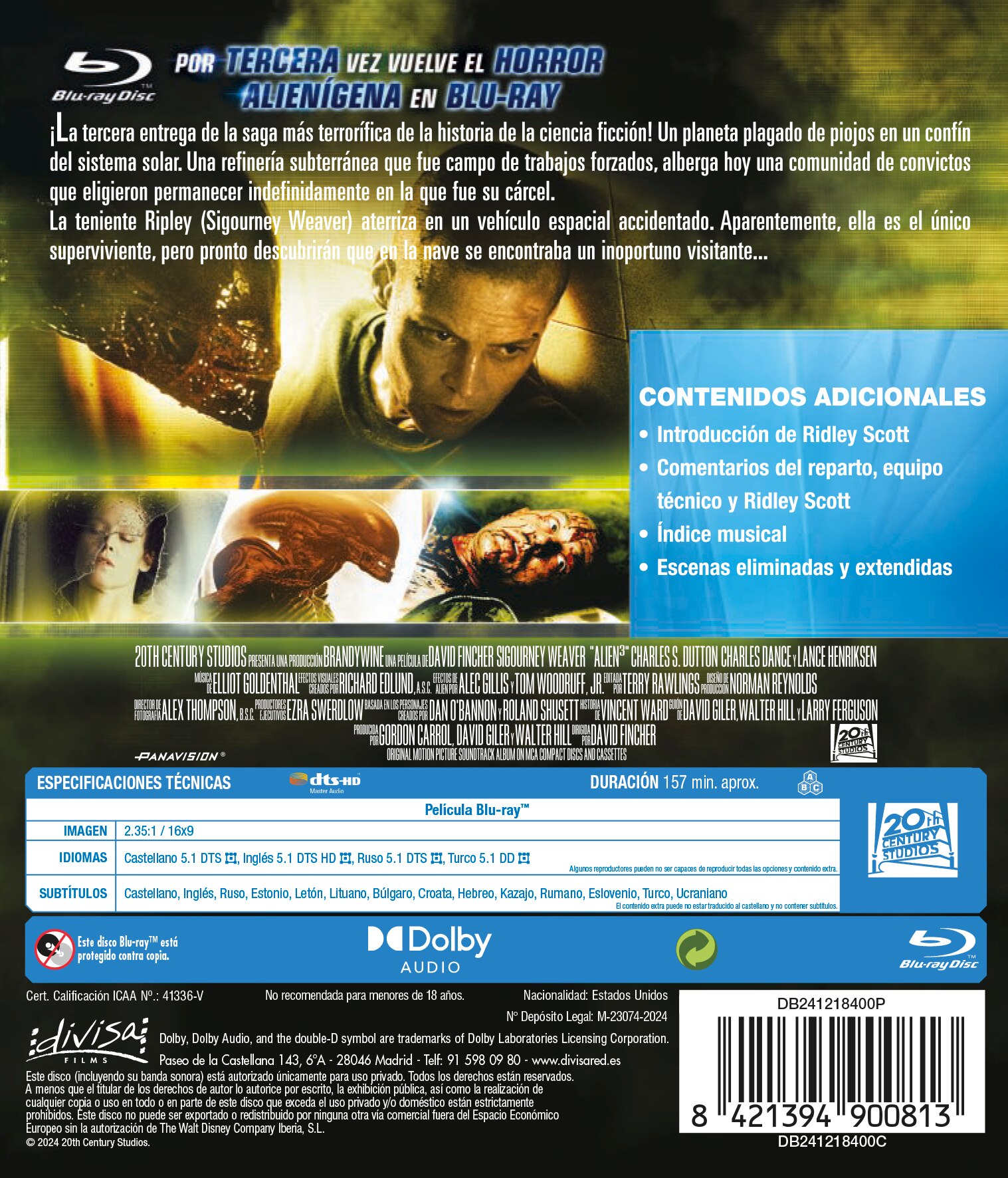 Alien 3 (Blu-Ray) 2