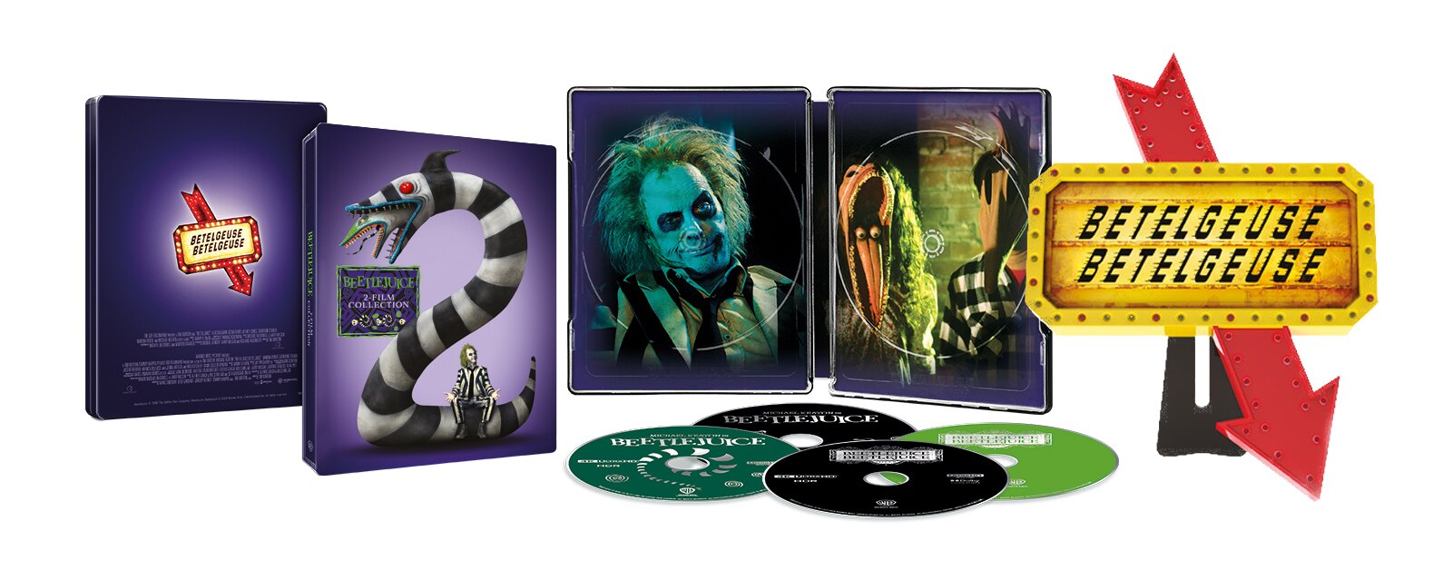 Imagen 0 de Bitelchús 1-2 (Edición Especial Metálica) (4K Ultra HD + Blu-Ray)