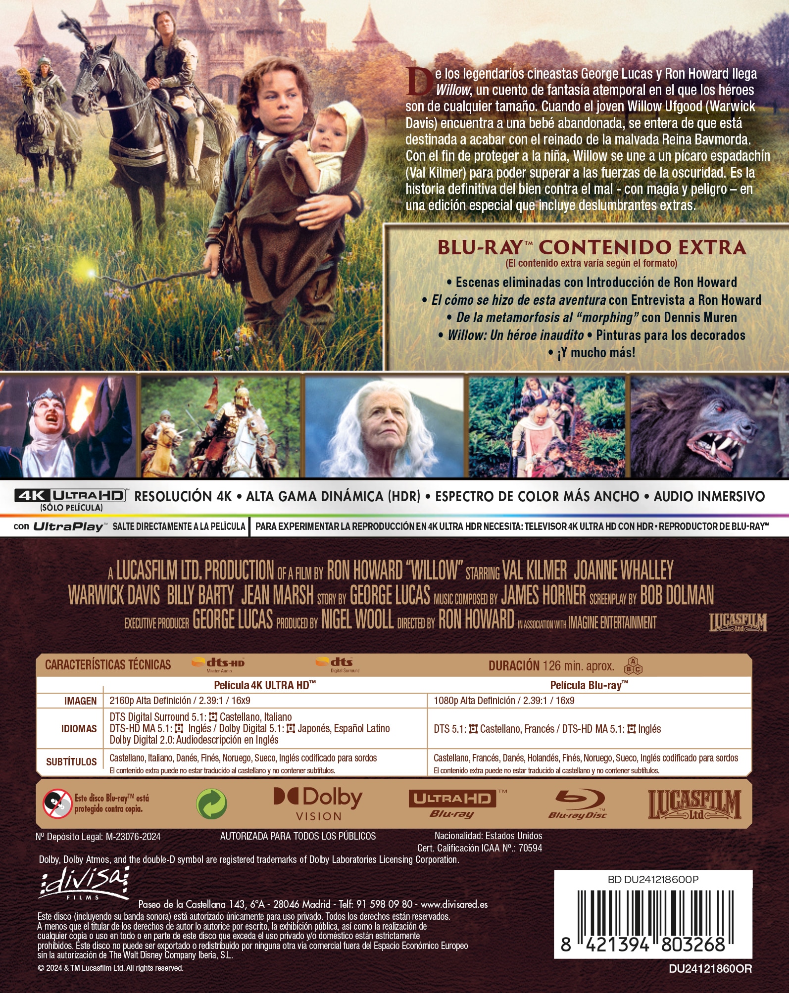Willow (Edición Especial Funda) (4K Ultra HD + Blu-Ray) 3