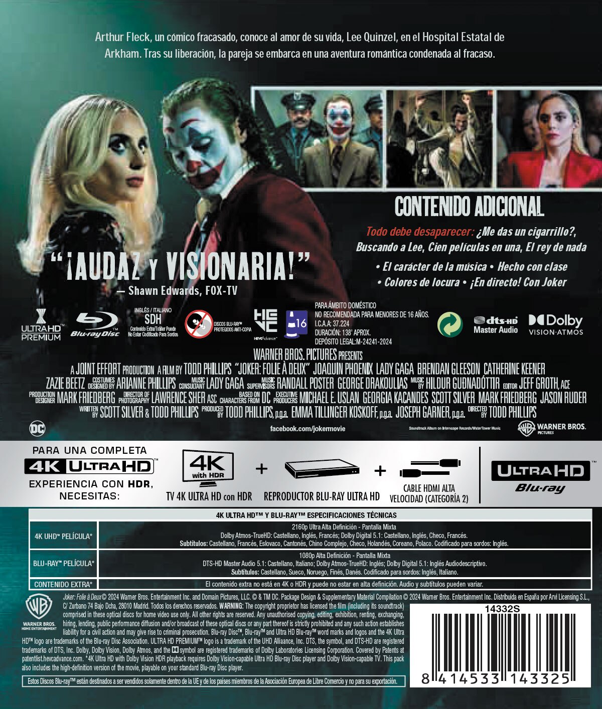 Joker: Folie à Deux (4K Ultra HD + Blu-Ray) 2