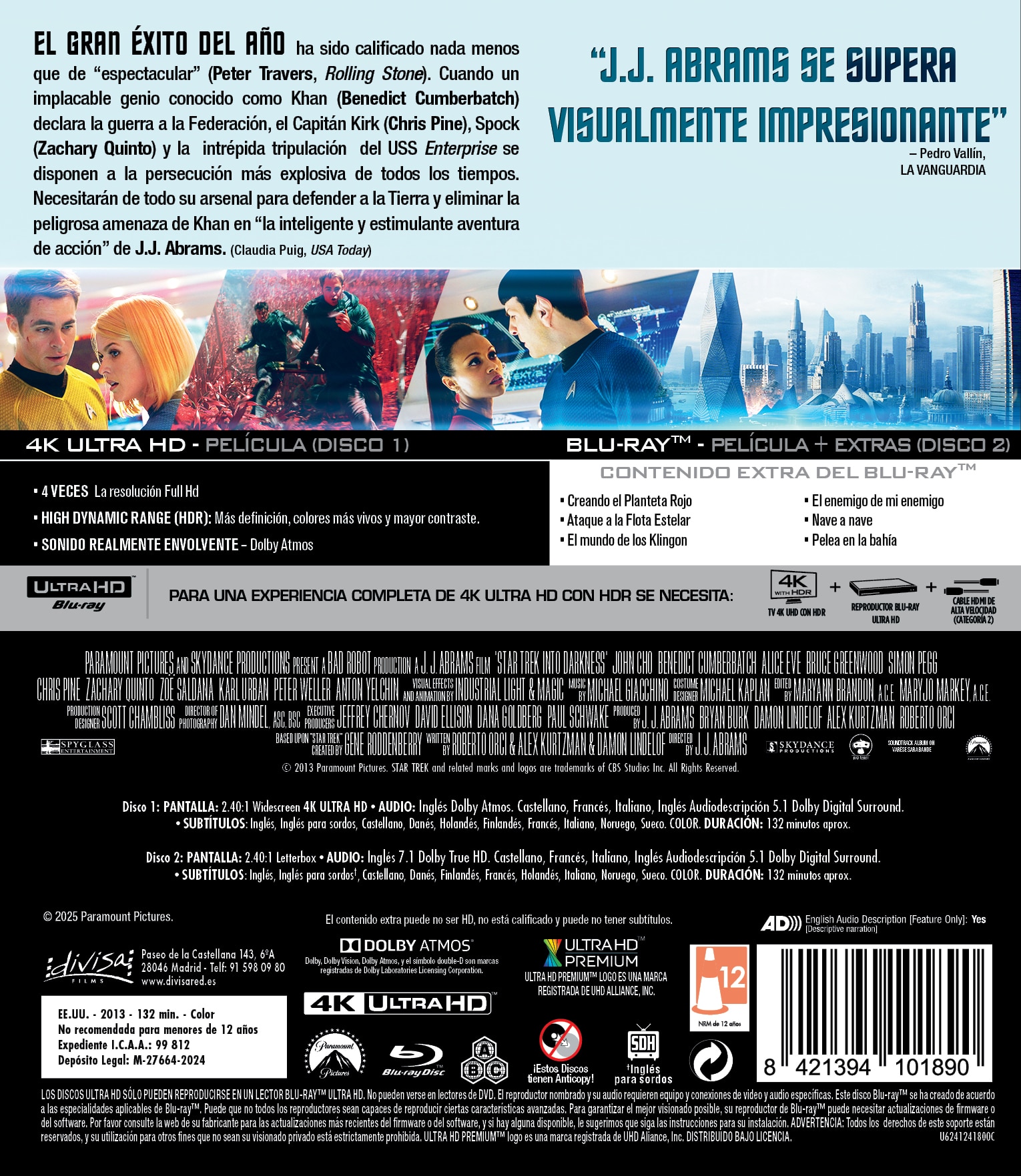 Star trek: En la oscuridad (4K Ultra HD + Blu-Ray) 2