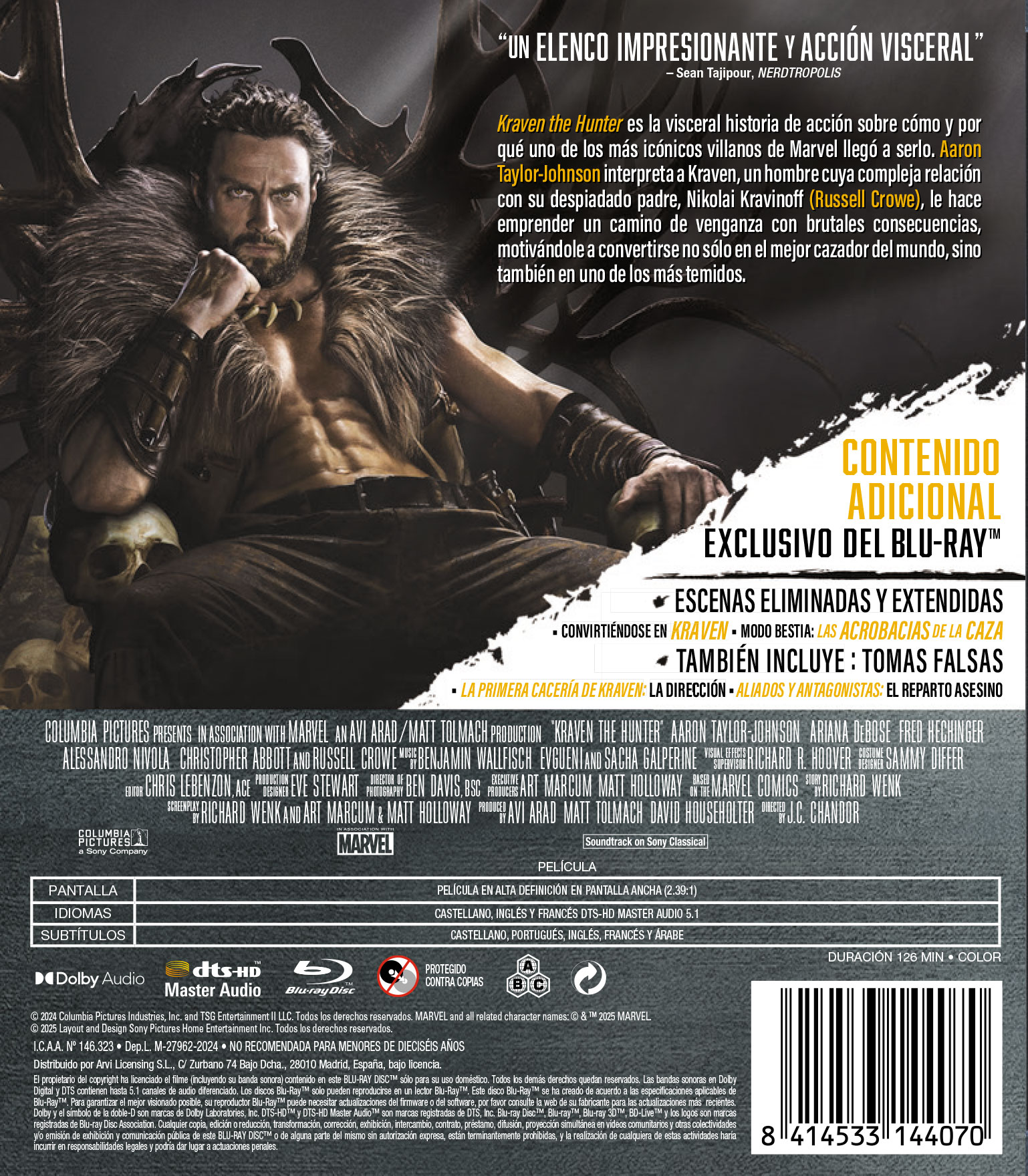 Kraven the Hunter (Blu-Ray) 2