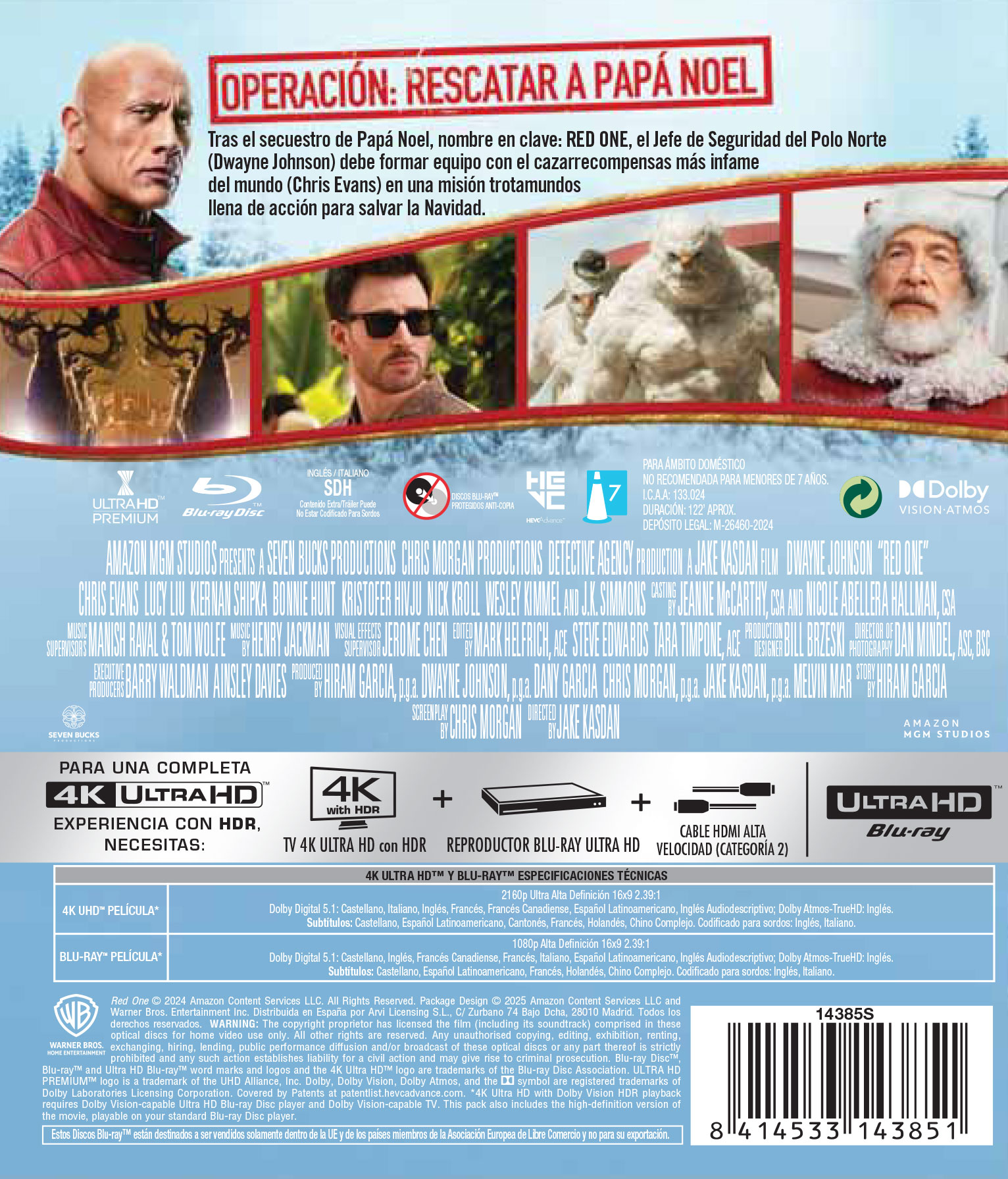 Red One (4K Ultra HD + Blu-Ray) 2