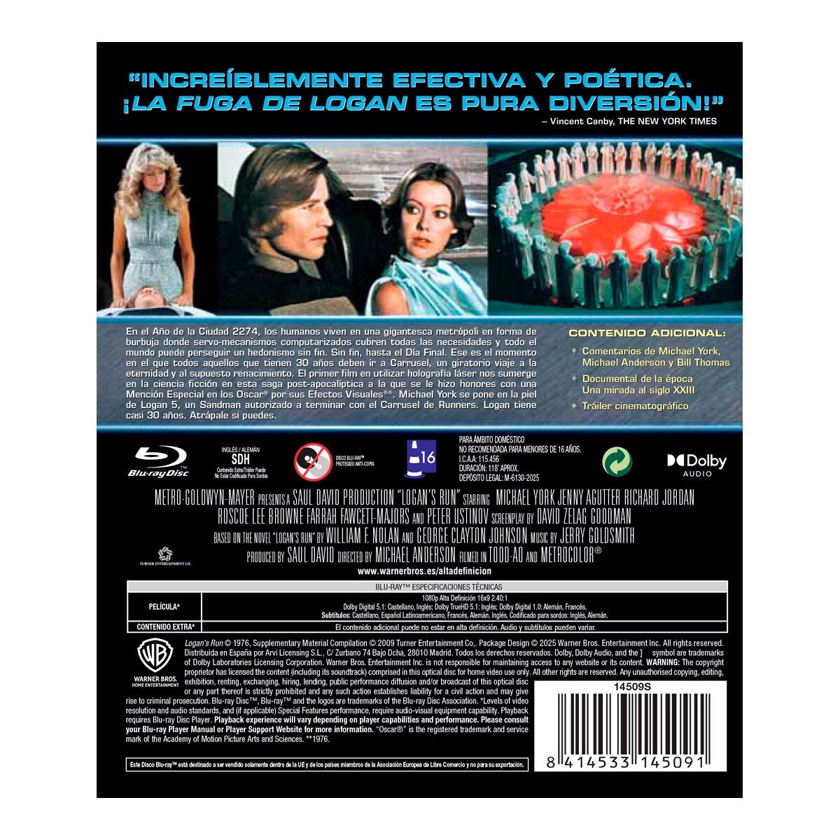 La fuga de Logan (Blu-Ray) 2
