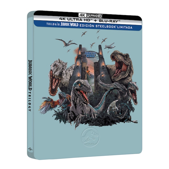 Imagen 0 de Trilogía Jurassic World (Edición Metálica) (4K Ultra HD + Blu-Ray)